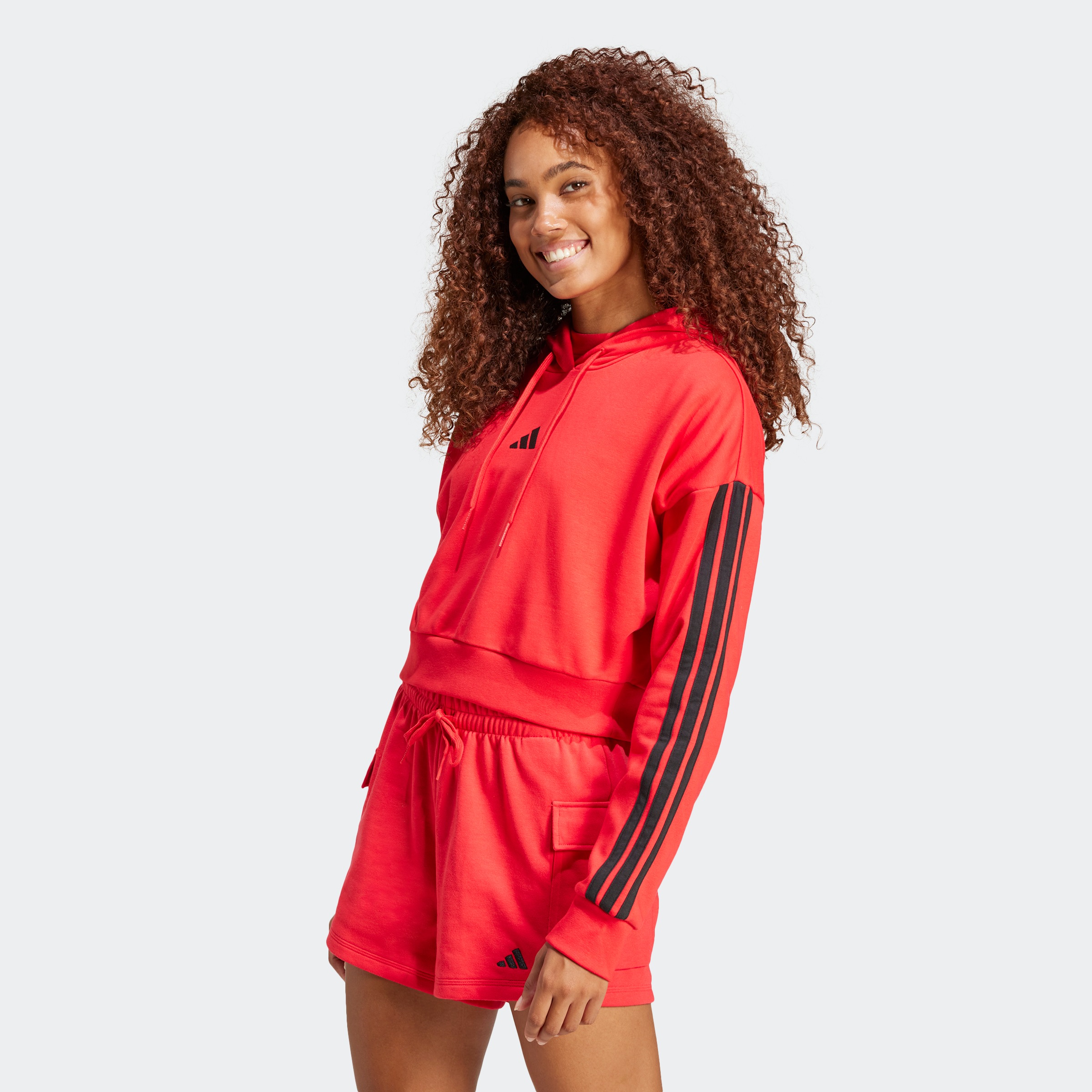 adidas Sportswear Kapuzensweatshirt "W 3S FT CRO HD" günstig online kaufen