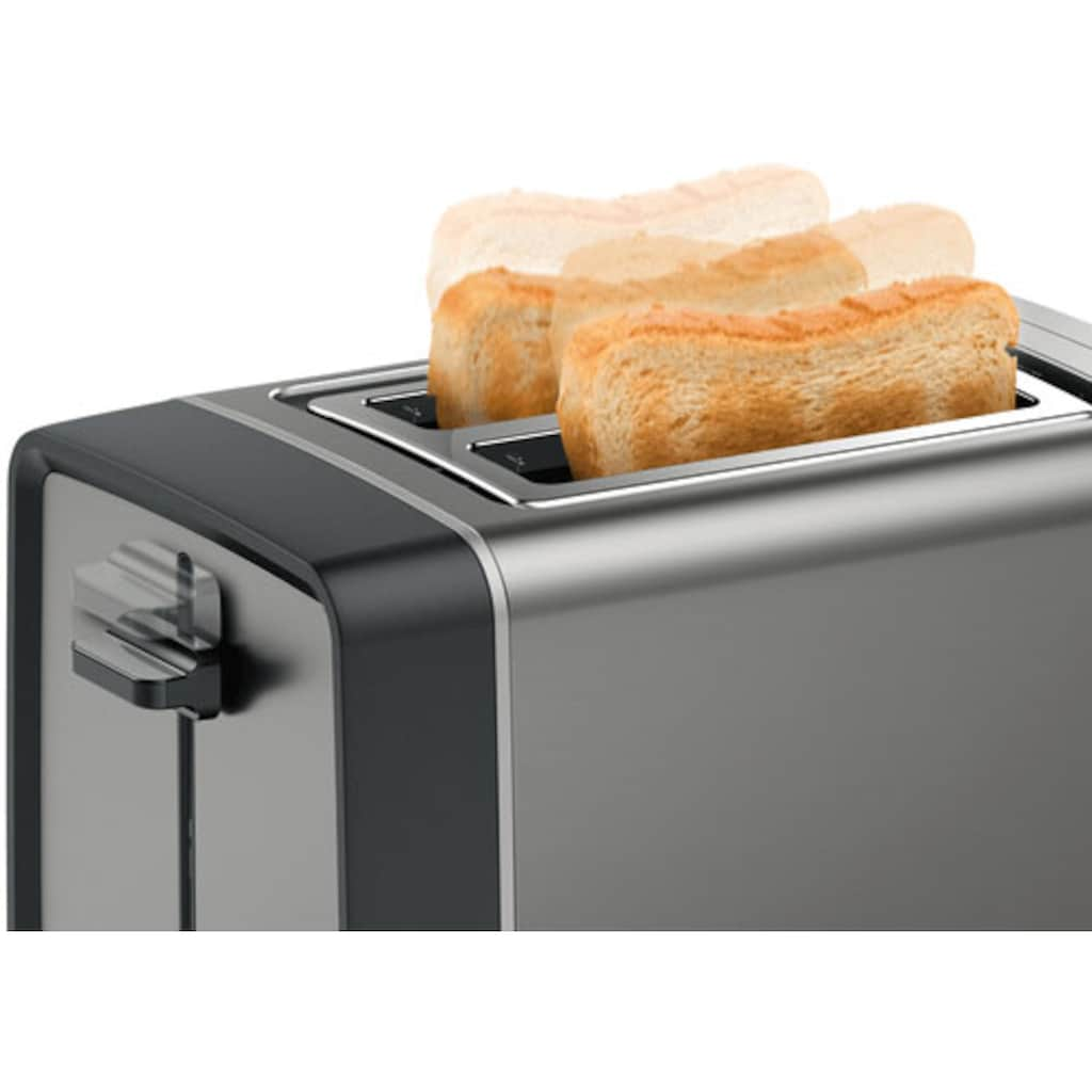 BOSCH Toaster »TAT5P425DE DesignLine«, 2 kurze Schlitze, 970 W