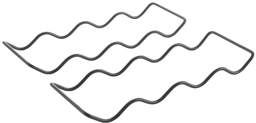 Metaltex Weinflaschenhalter "Wave20 Lava", (Set, 2 St.), Metall, pulverbesc günstig online kaufen