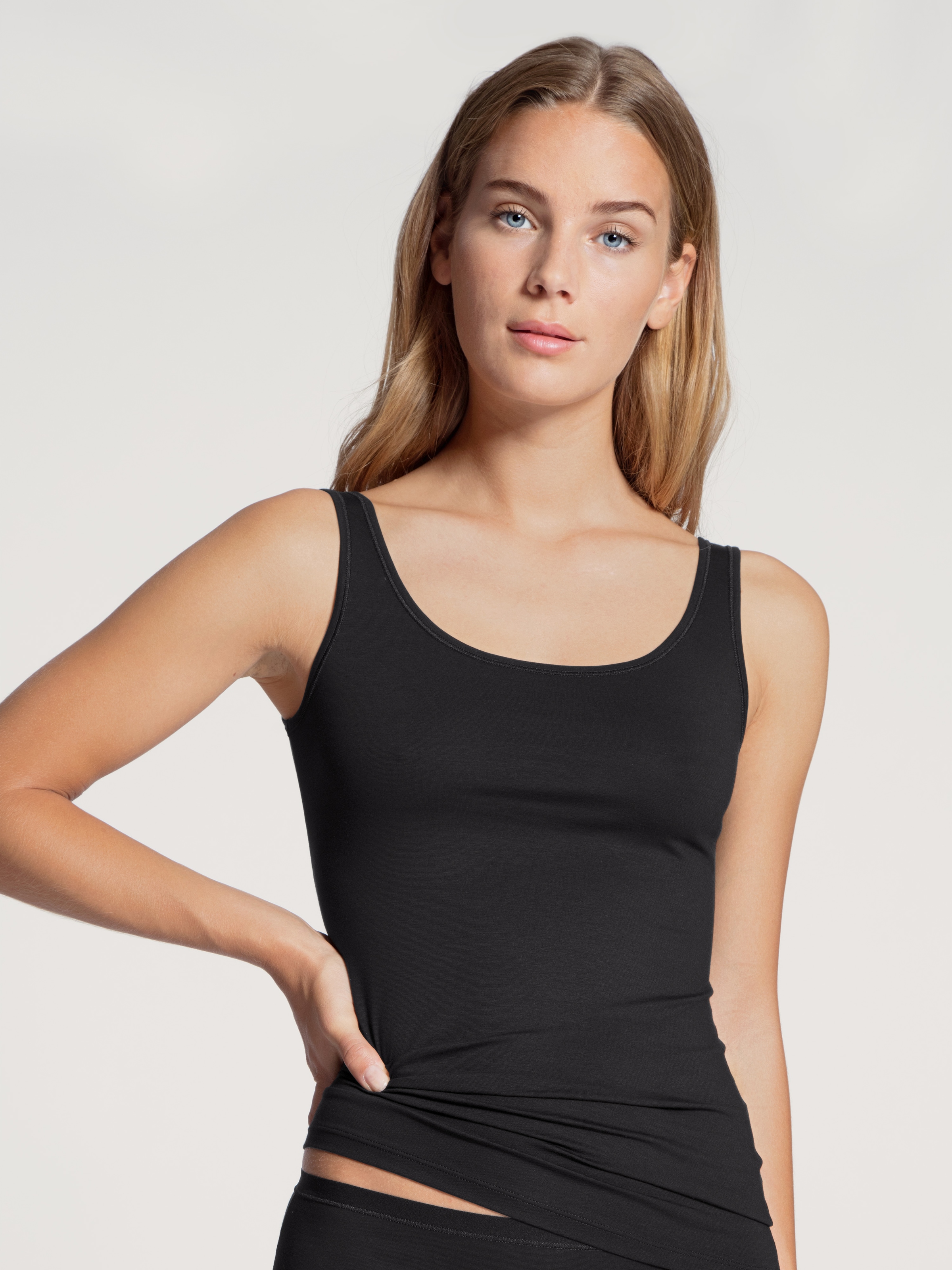 CALIDA Tanktop "Natural Comfort", elastisch, pillingarm, weich, Single Jers günstig online kaufen