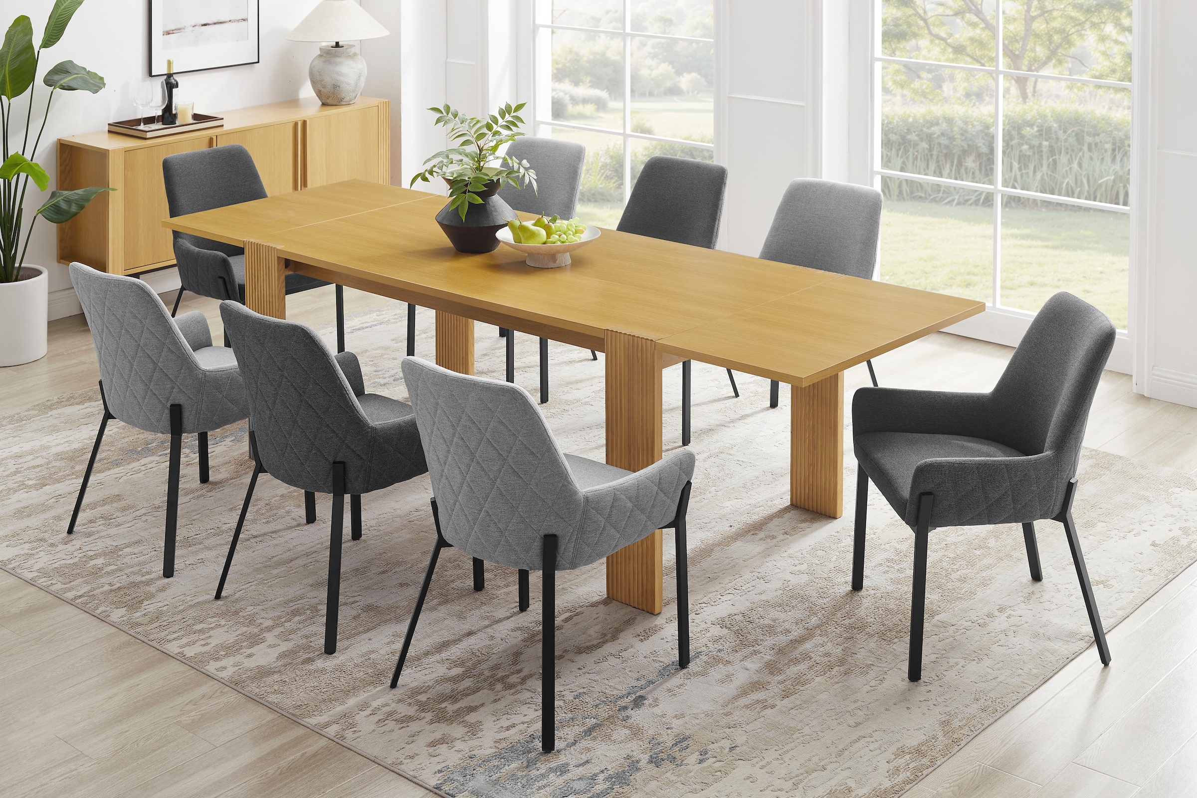 PLACES OF STYLE Stuhl »Lome, TOPSELLER!, OTTOs Choice« () 1 Stk.mit pflegeleichtem Webstoff Bezug, Metallgestell, Sitzhöhe 49 cm