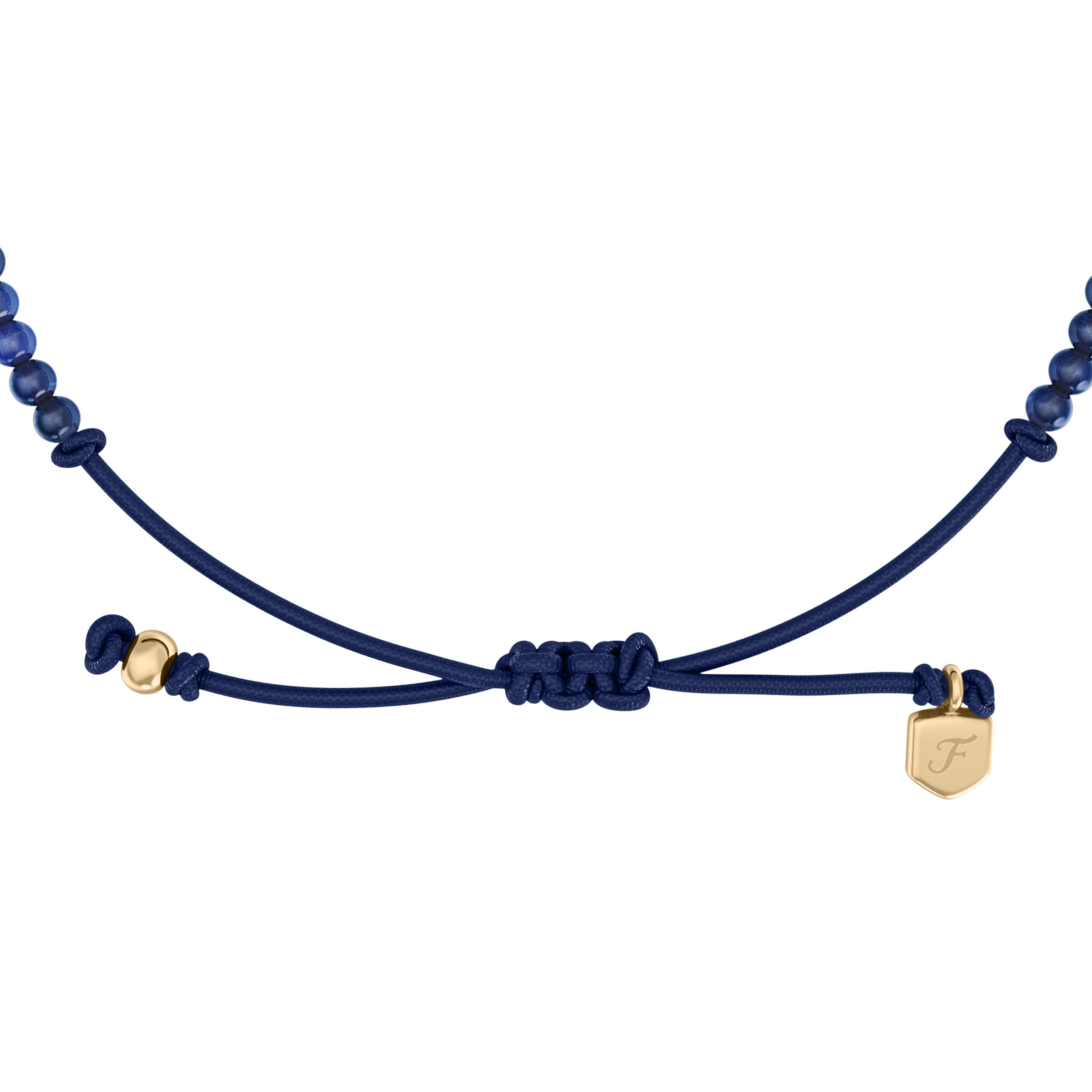 Fossil Armband »Sutton - Mondsichel Halbmond« mit Glasstein - mit Acryl