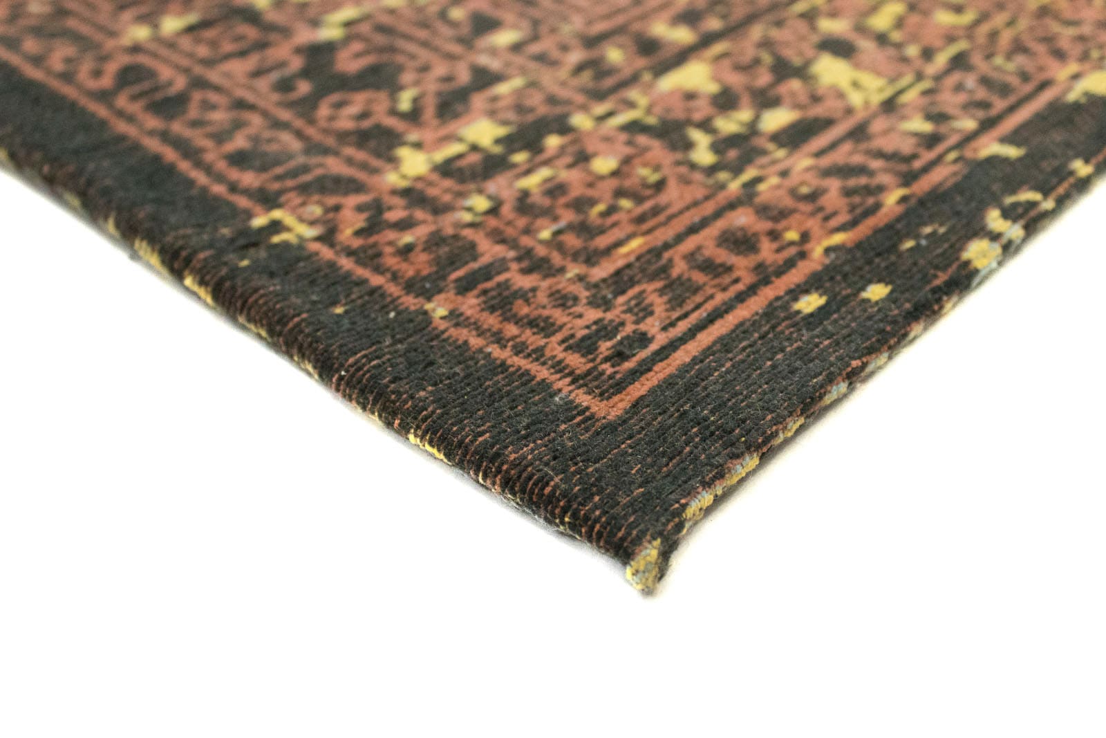 morgenland Teppich »VINTAGE MANHATTAN«, rechteckig, 6 mm Höhe, Handarbeit Viskose Shabby, Wohnzimmer