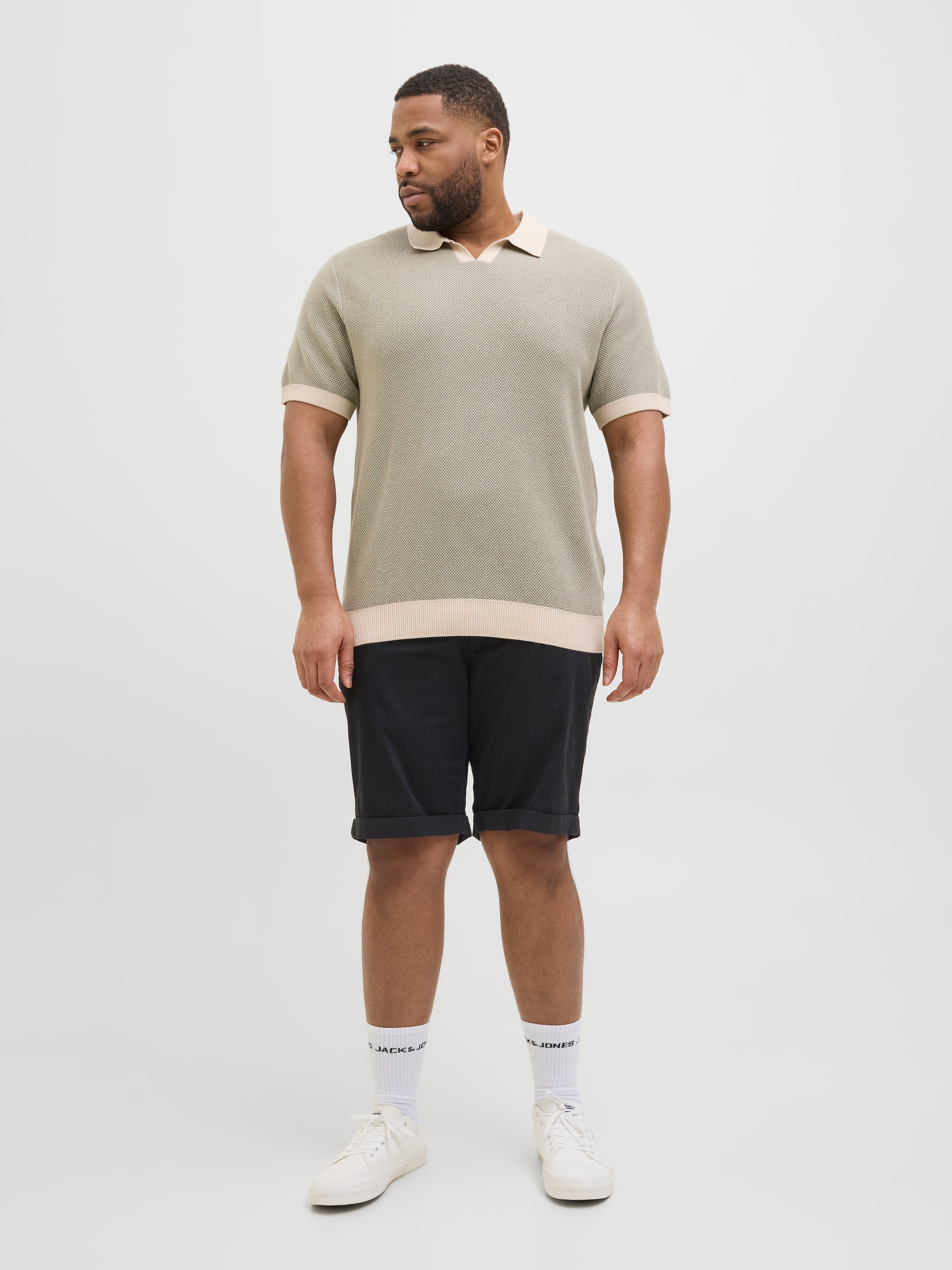 Jack & Jones PlusSize Chinoshorts »JPSTDAVE JJCHINO SHORTS SN AKM PLS«