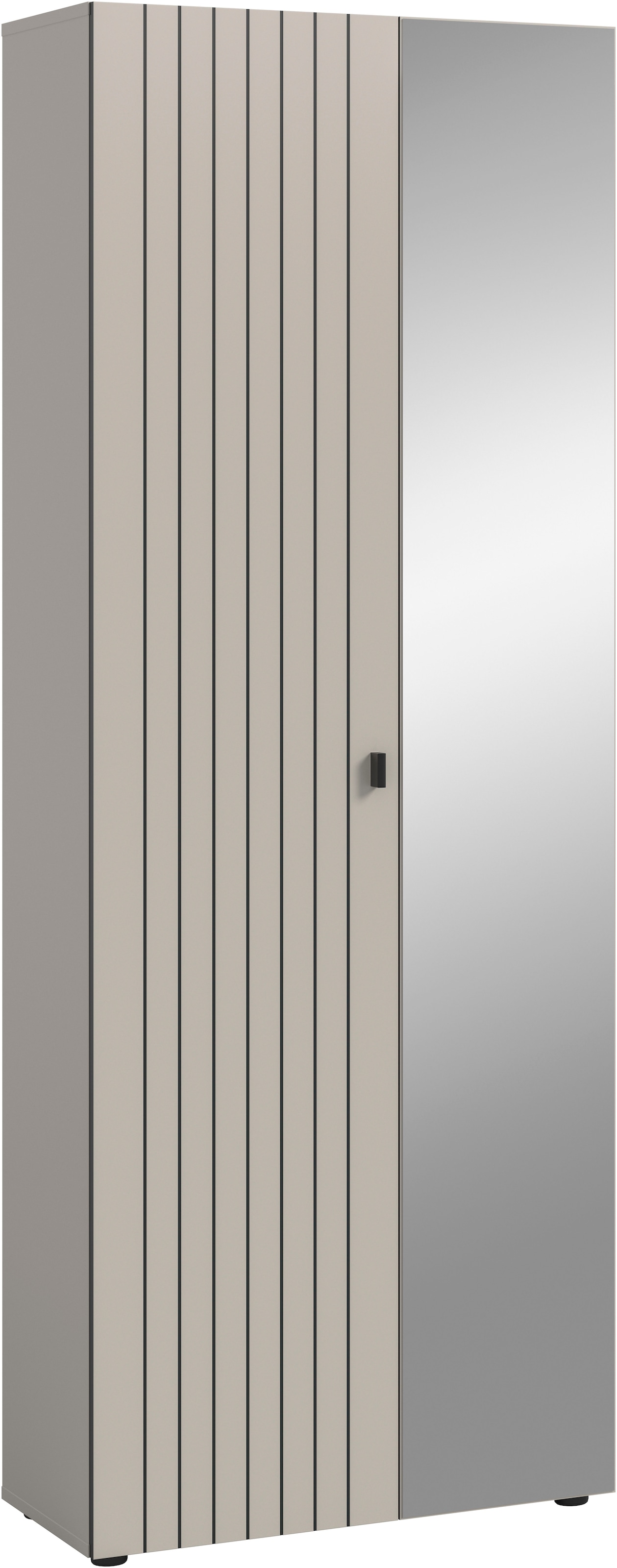 INOSIGN Garderobenschrank »TATIO, Höhe 192 cm, Rillenoptik, Spiegeltür« 1 Stk. tlg.