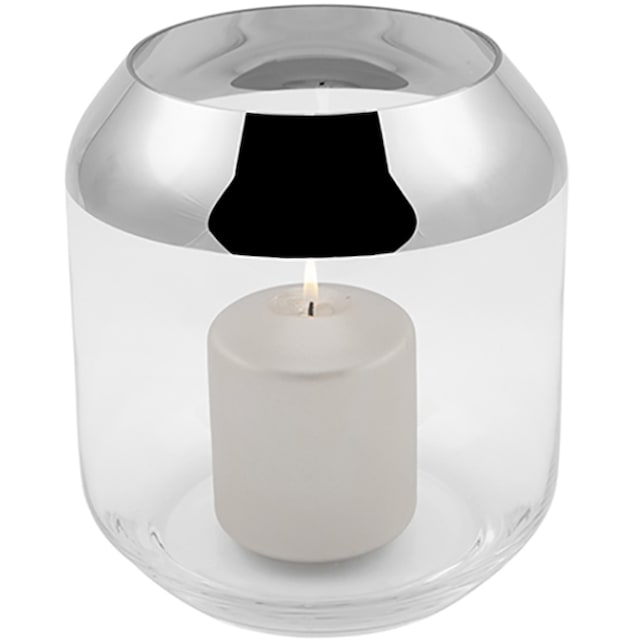 Fink Teelichthalter »SMILLA«, Windlicht aus mundgeblasenem Glas, auch als Vase  nutzbar, Höhe 21 cm | BAUR