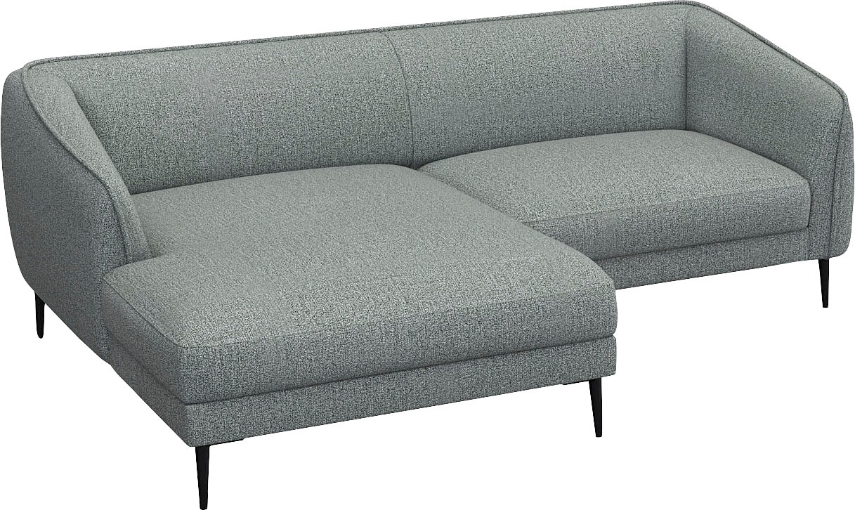 FLEXLUX Ecksofa "Belle Designsofa, bequem durch Kaltschaum im Sitz, OTTOs C günstig online kaufen