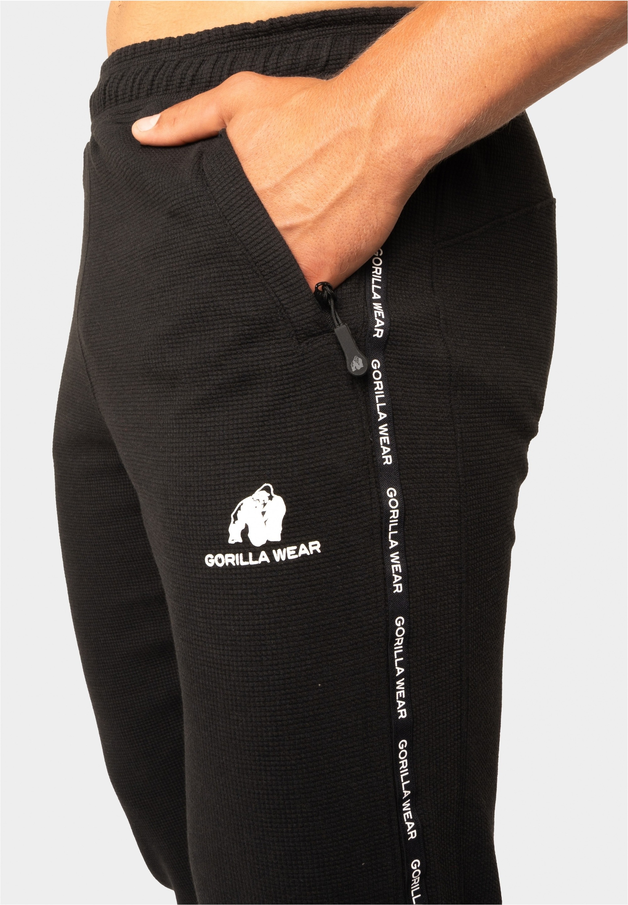 Gorilla Wear Sweathose  mit Reißverschluss-Seitentaschen