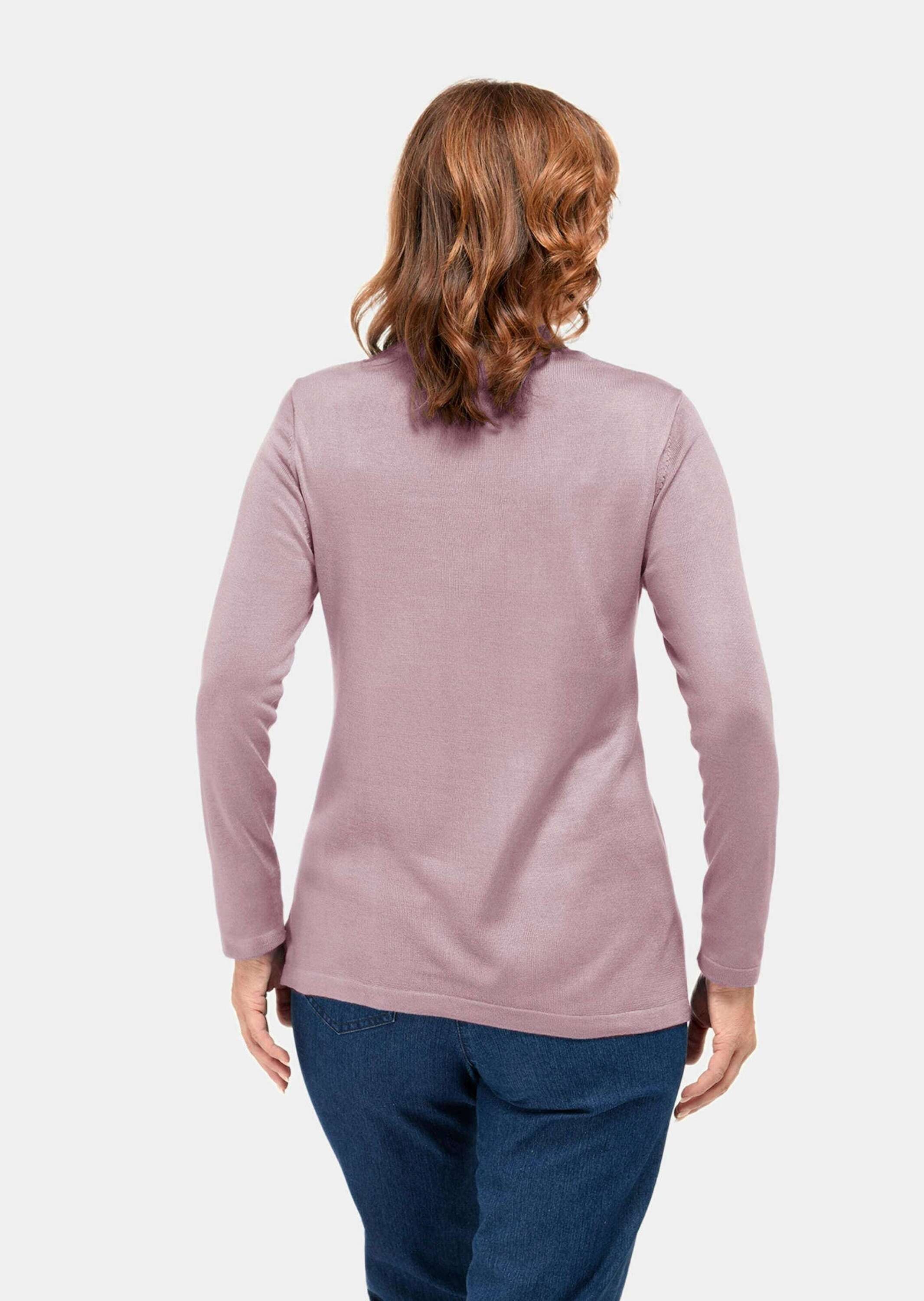 GOLDNER Strickpullover »Kurzgröße Unkomplizierter Stehbundpullover«