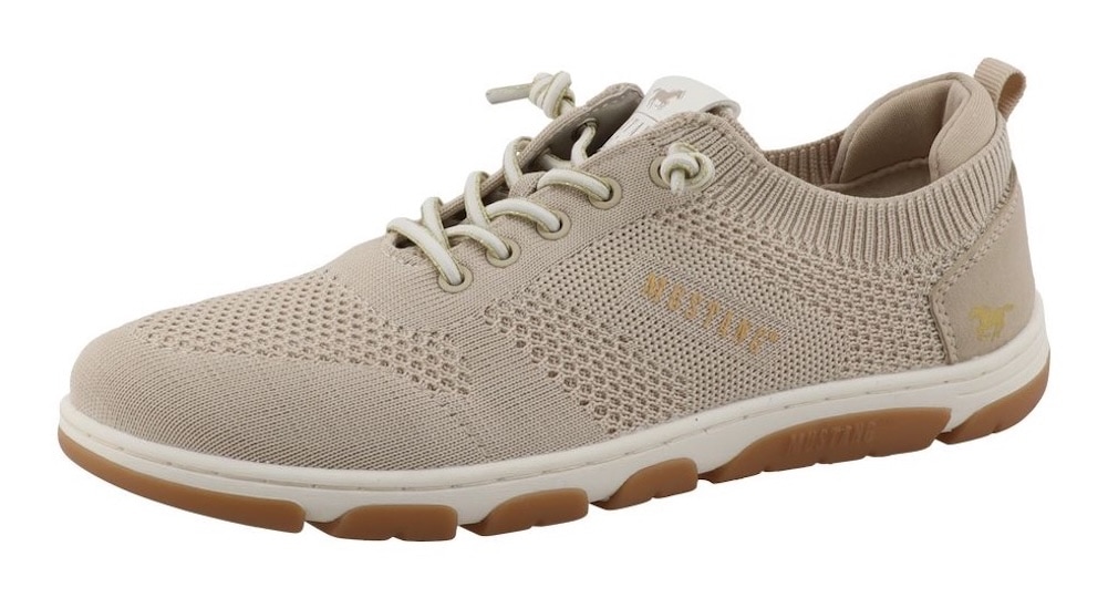 Mustang Shoes Slip-On Sneaker "Sue" Freizeitschuh, Halbschuh, Slipper mit Logoschriftzügen