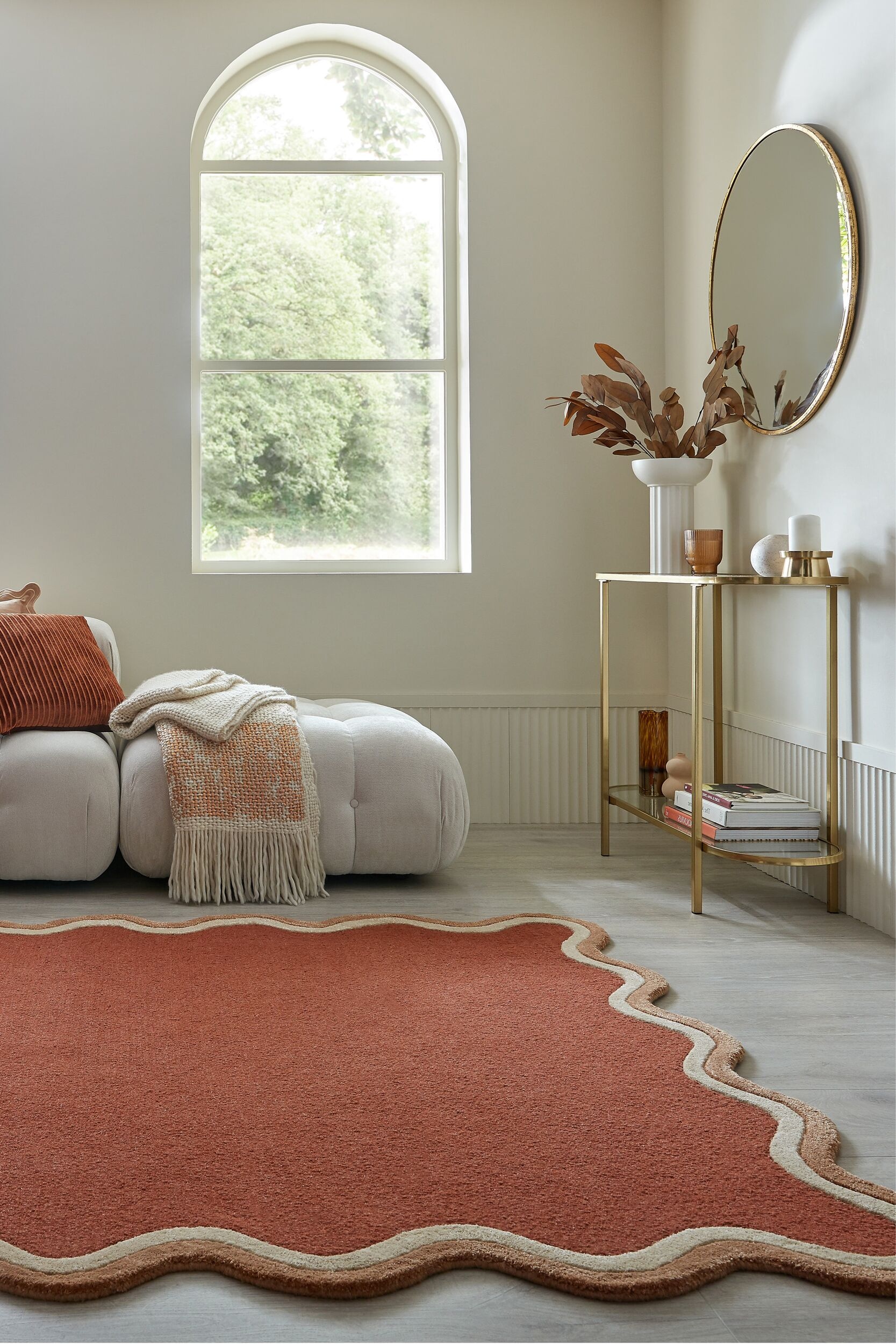 FLAIR RUGS Wollteppich »Rivo Wollteppich« rechteckig 8 mm Höhe