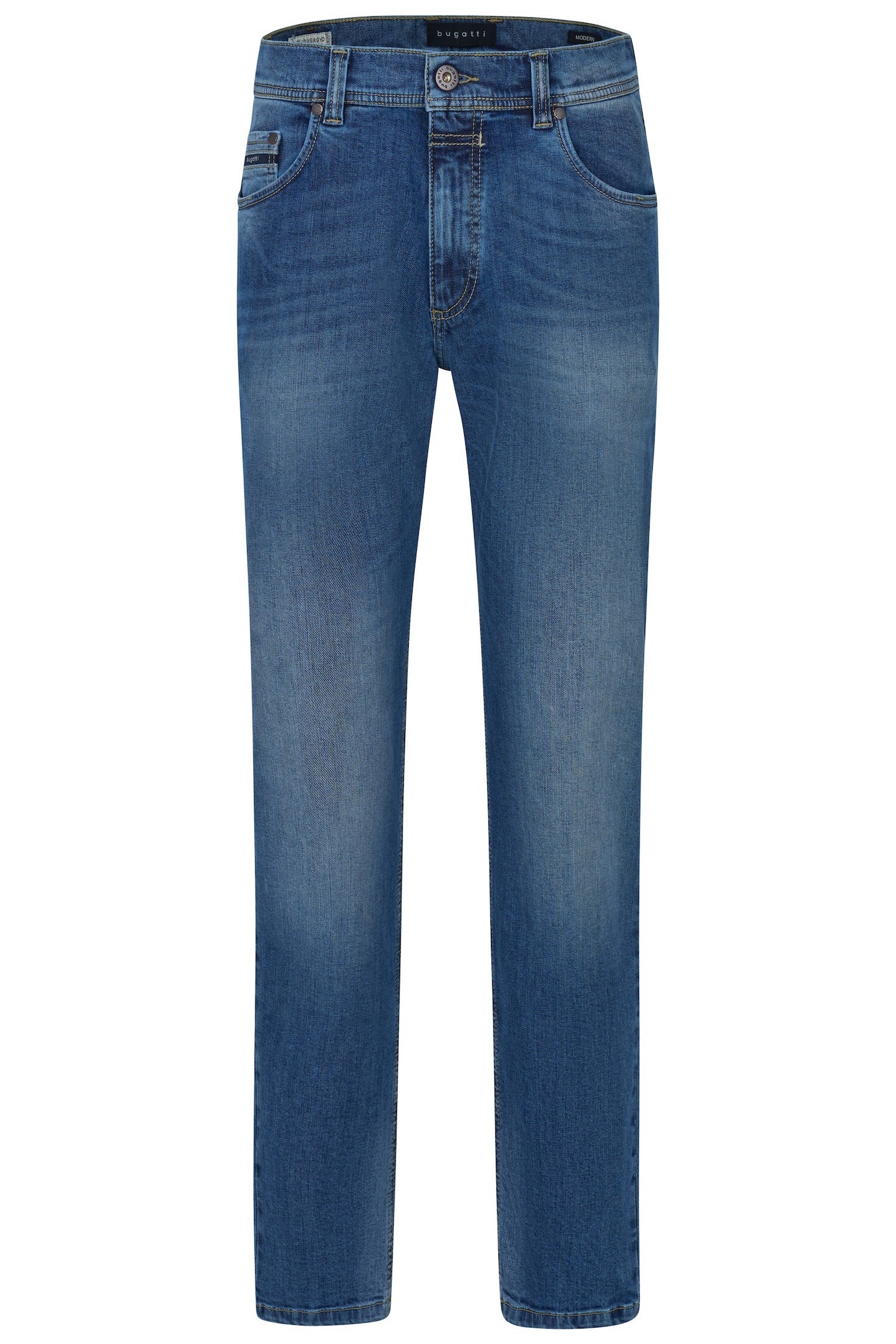 Thumbnail - bugatti 5-Pocket-Jeans "Basic Essential" Authentic Denim