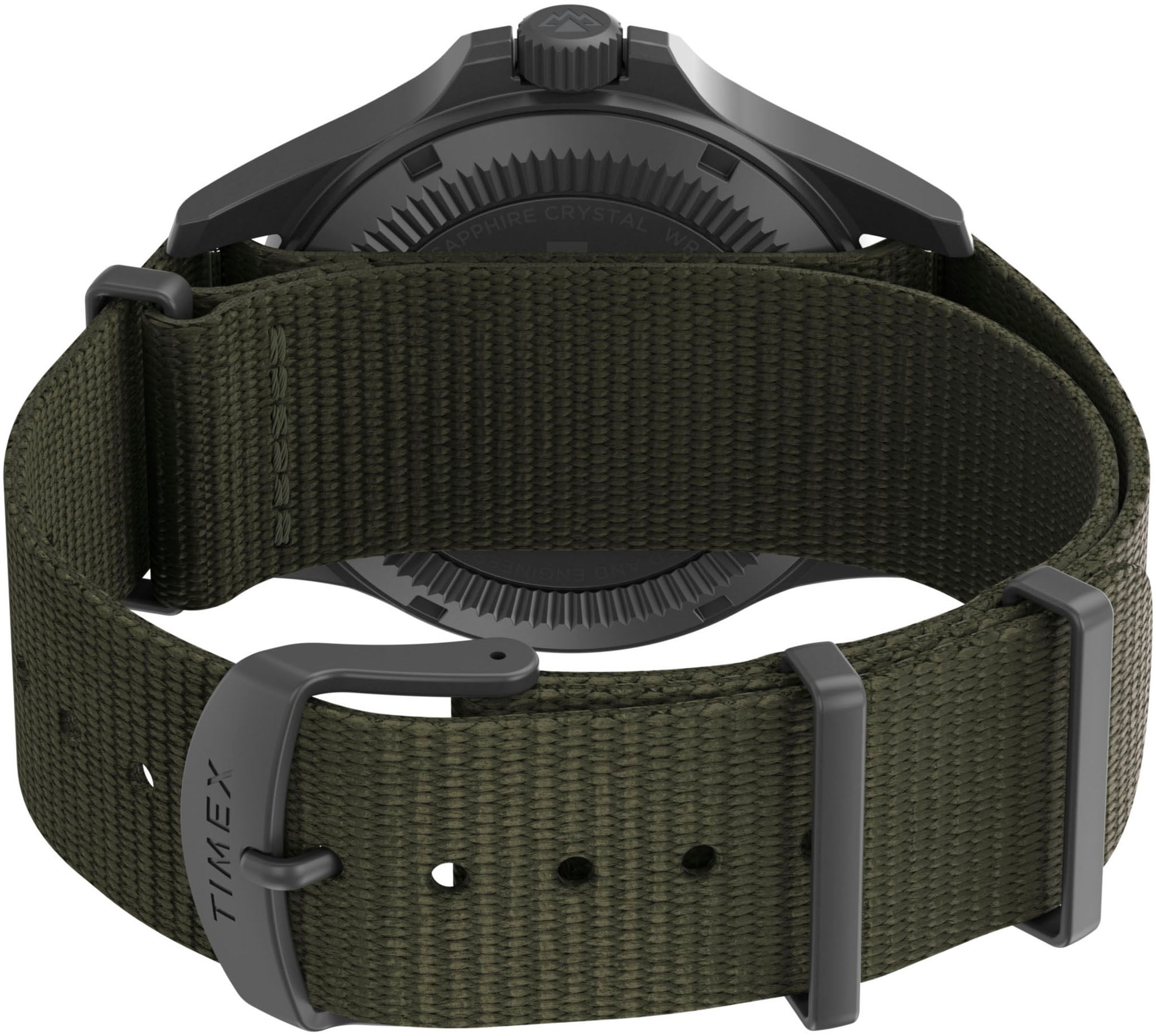 Timex Solaruhr »FIELD POST«, Armbanduhr, Herrenuhr, Datum, Leuchtzeiger, Saphirglas, Textilarmband