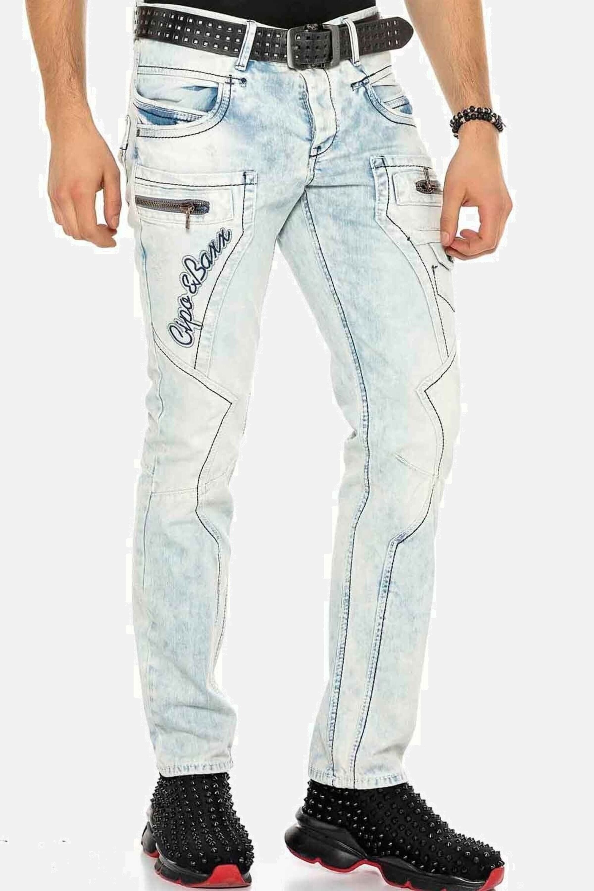 Cipo & Baxx Regular-fit-Jeans »Jeans«, in Regular-Fit, CD-272