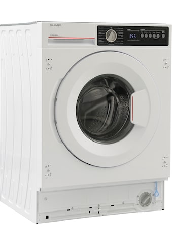 Sharp Einbauwaschmaschine »ES-NIB814BWNA-DE«...