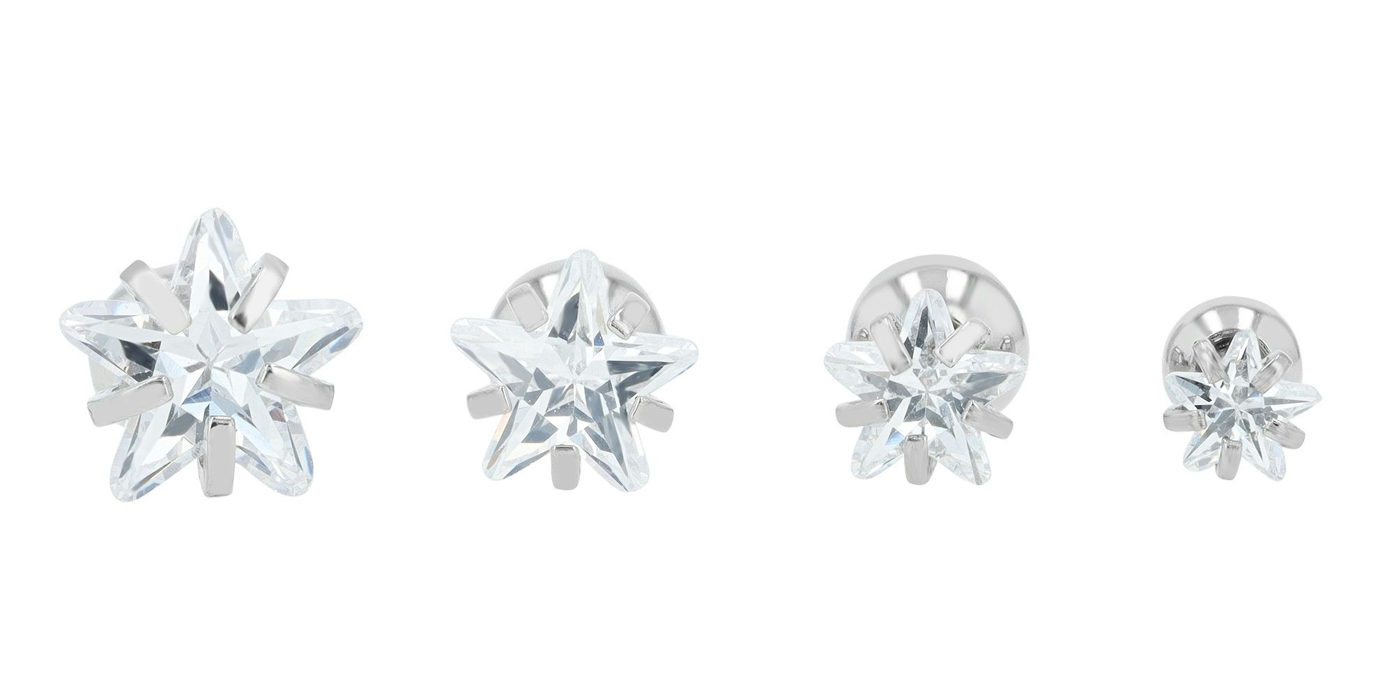 Paar Ohrhänger ADELIA´S "Damen Ohrringe – Ohrstecker aus Edelstahl", Damen, Gr. Damen, Edelstahl, silber, Ohrringe, Perfekt als Geschenk zum Geburtstag 2