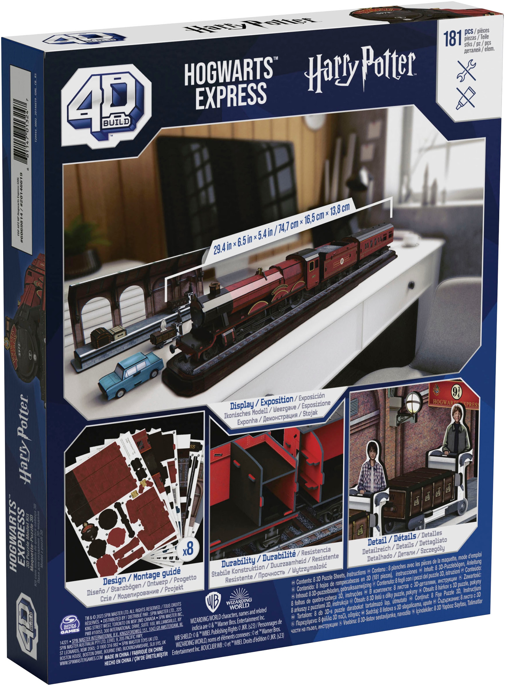 Spin Master 3D-Puzzle »4D Build - Harry Potter - Hogwarts Express«