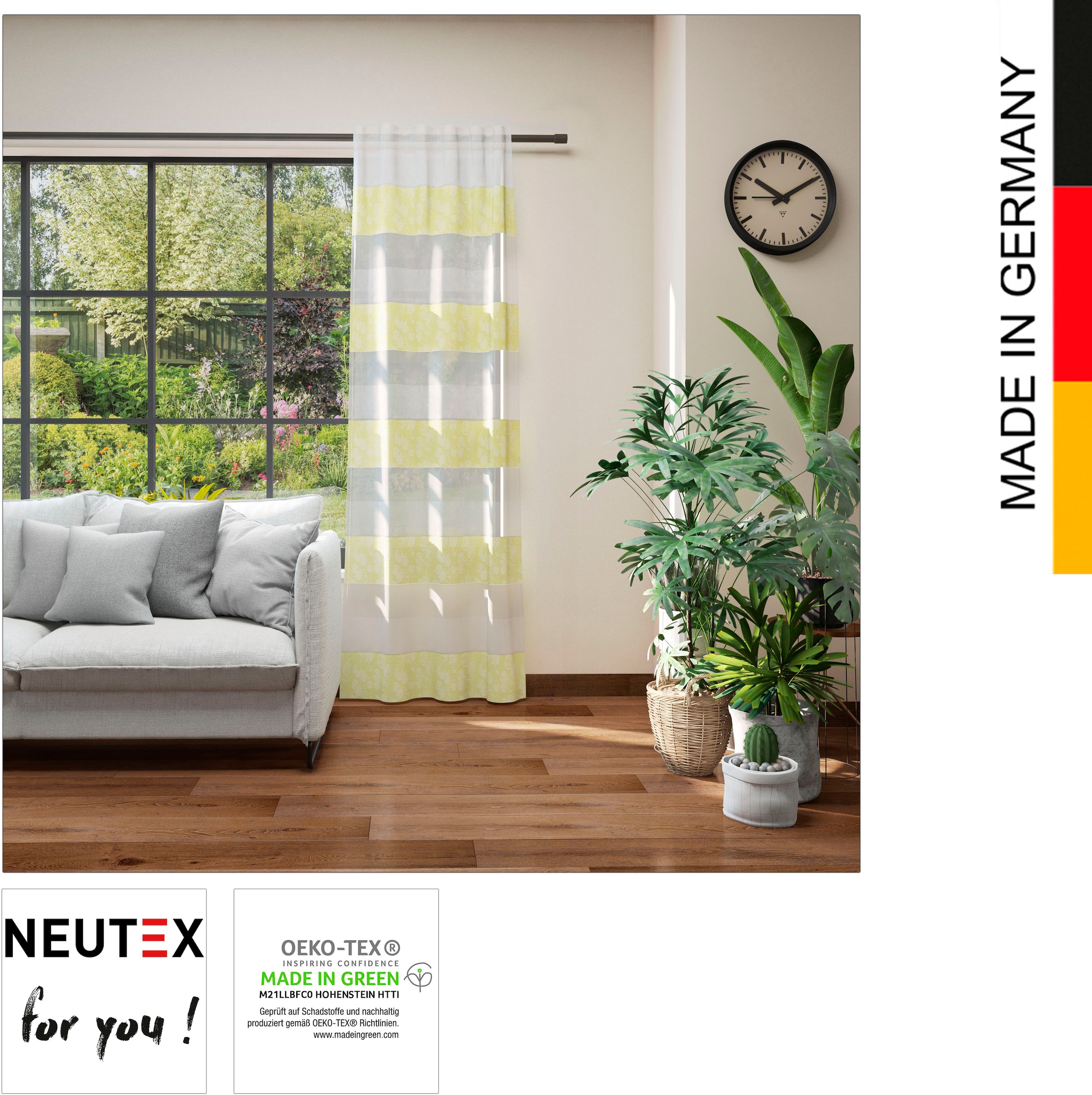 Neutex for you! Vorhang »Dorina«, Rechnung weichfließende softe BAUR | auf St.), (1 Dekoqualität