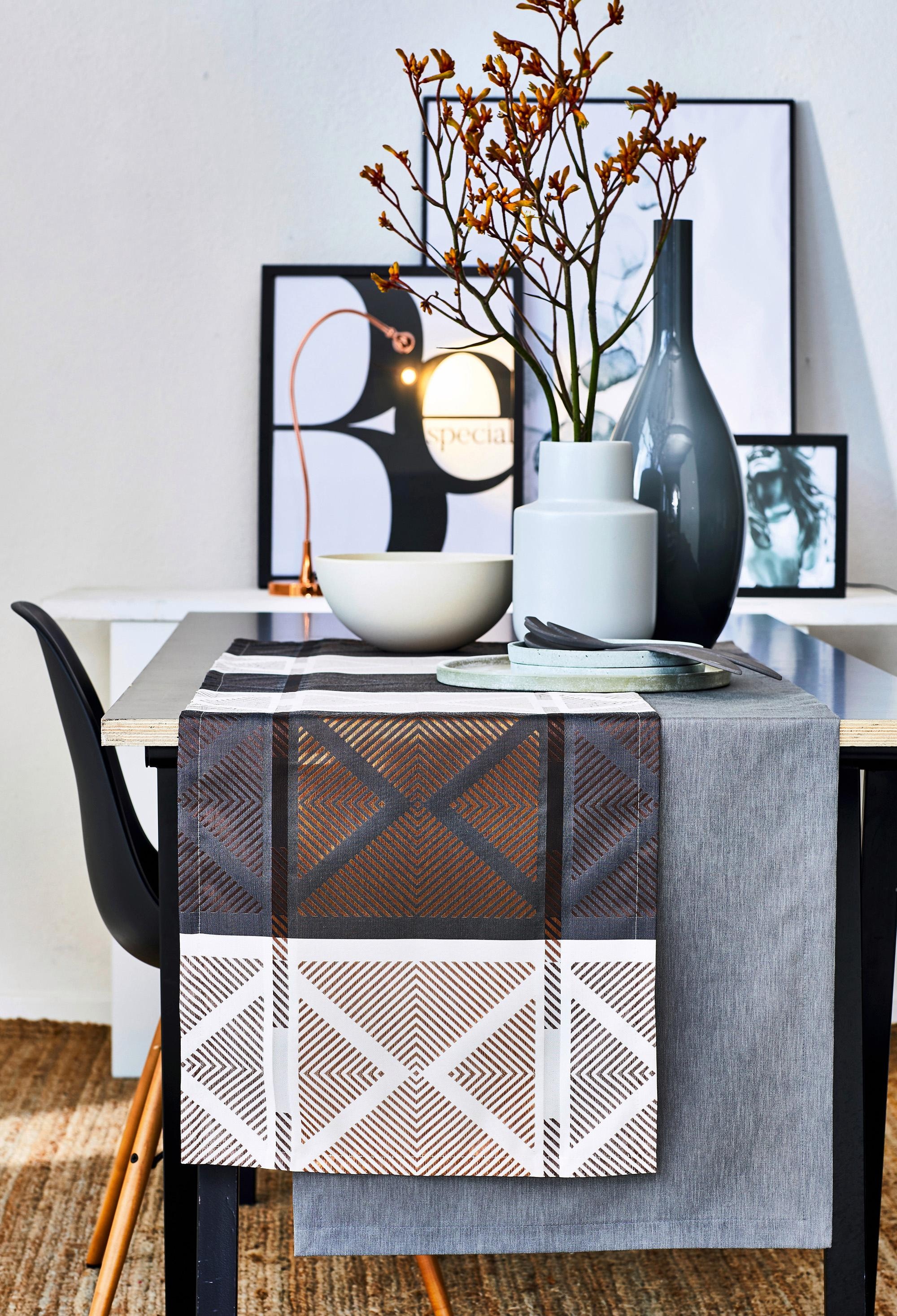 STYLE, Tischläufer St.) »VERONA, | Friday LOFT (1 Black BAUR APELT Jacquard«,