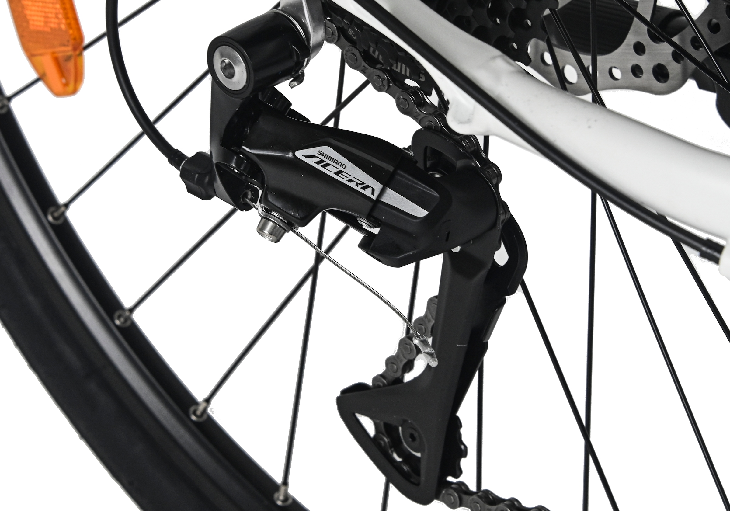 Dacapo Trekkingrad »Firenze 200 weiß 24 Gänge RH 48 cm mechanische Scheibenbremsen« 24 Gang Shimano Acera Schaltwerk Kettenschaltung