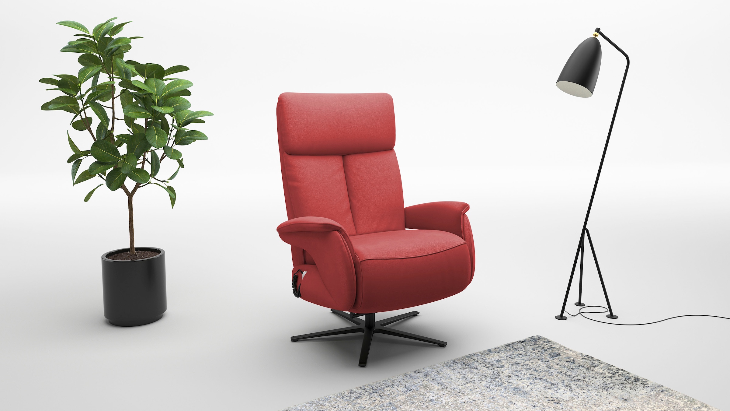 Sit & More Triple Seven Recliner Red 5