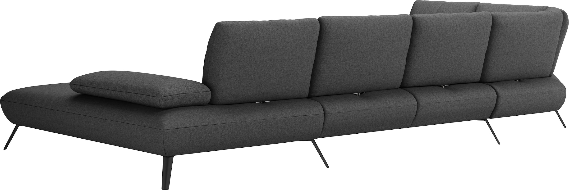 PLACES OF STYLE Wohnlandschaft »Mikado U-Form« inkl. Sitztiefenverstellung und Armteilverstellung