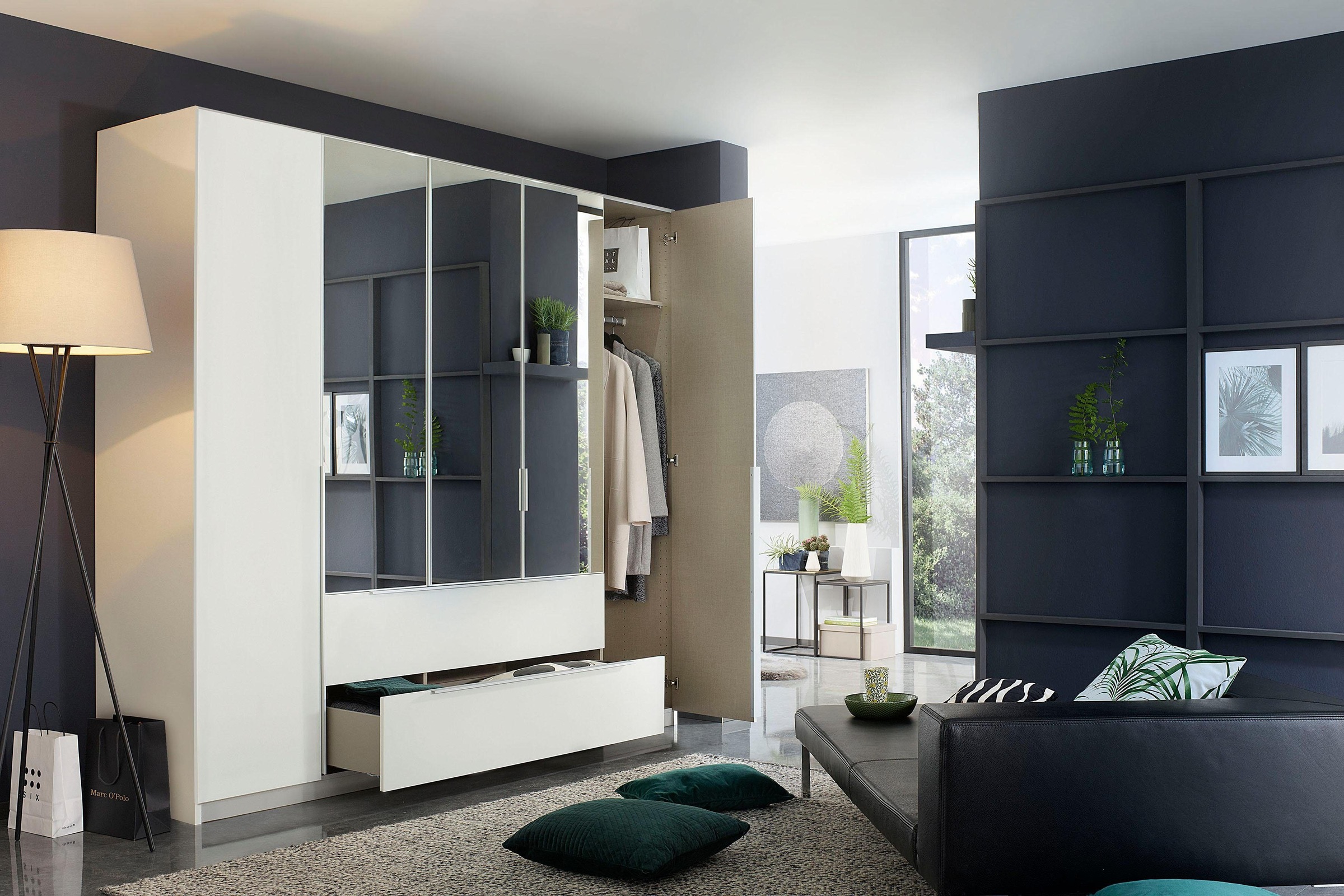 rauch Kleiderschrank »Oakland Schrank Bestseller Schlafzimmerschrank«, 3 Spiegeltüren und Top Ausstattung Made in Germany