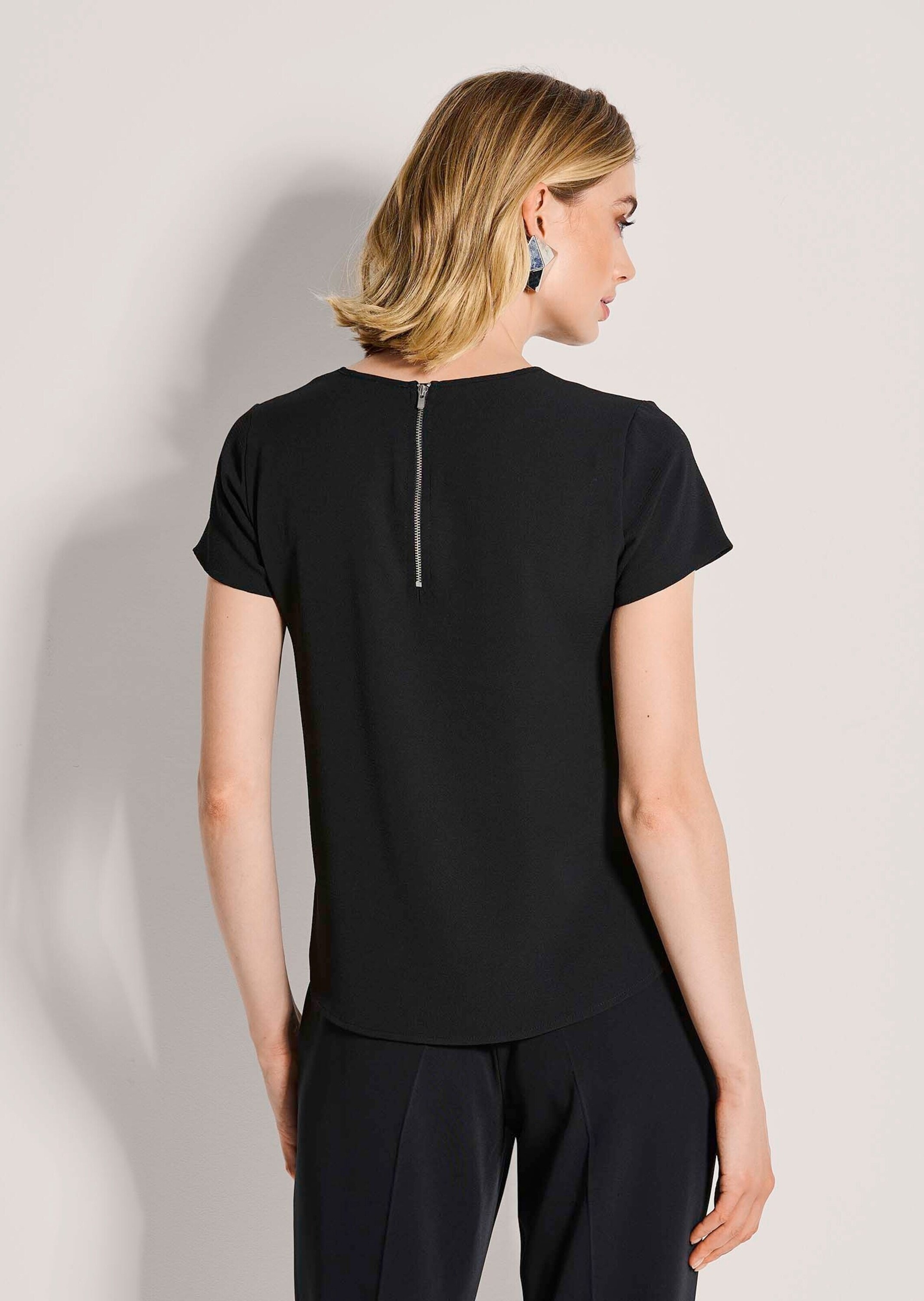 MADELEINE Shirtbluse »Blusenshirt Sommerbluse mit Reißverschluss«