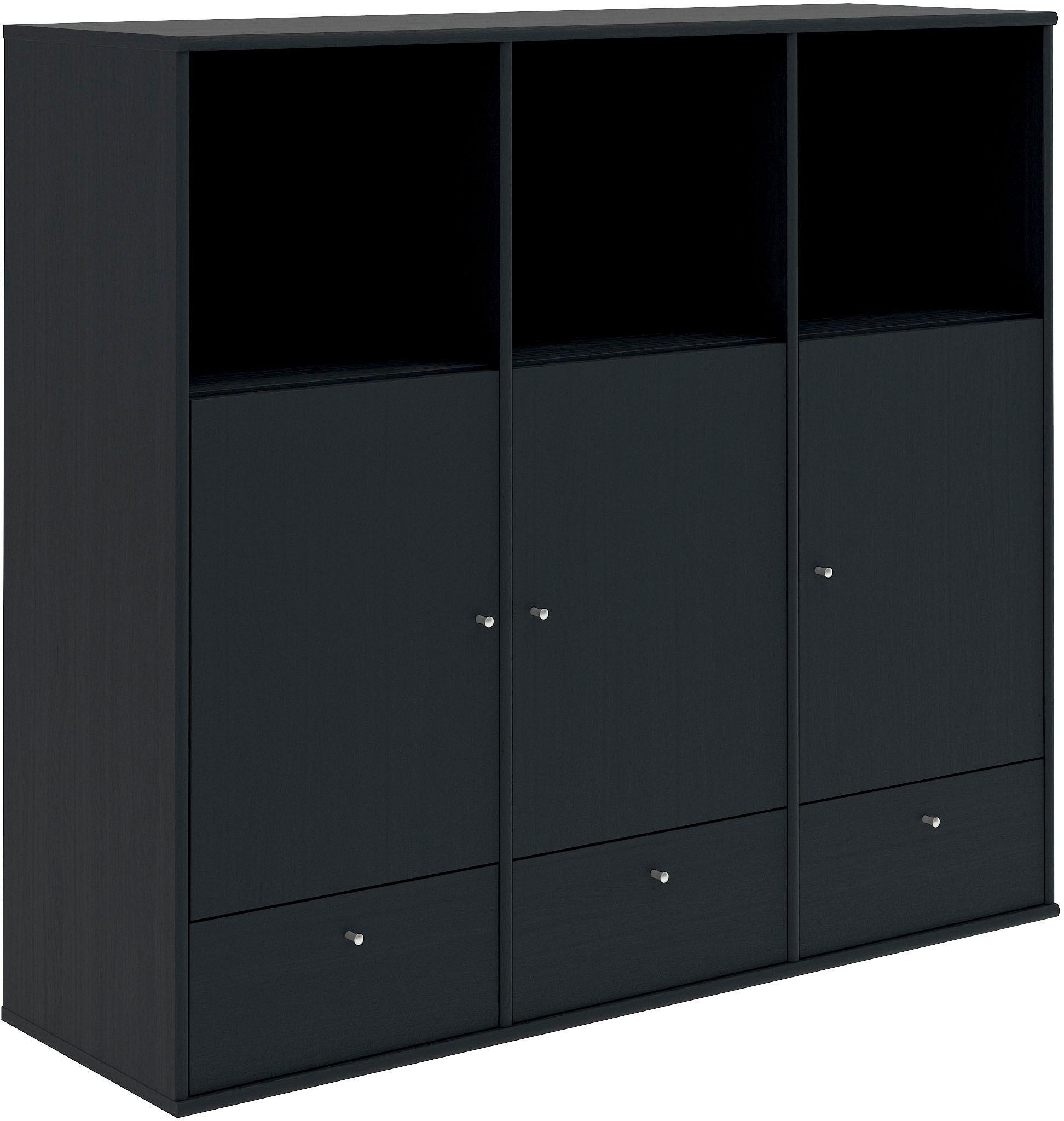 Hammel Furniture Highboard »Mistral Hochkommode, Hochschrank«, mit Türen und Schubladen, Breite: 133cm, anpassungsbar Designmöbel