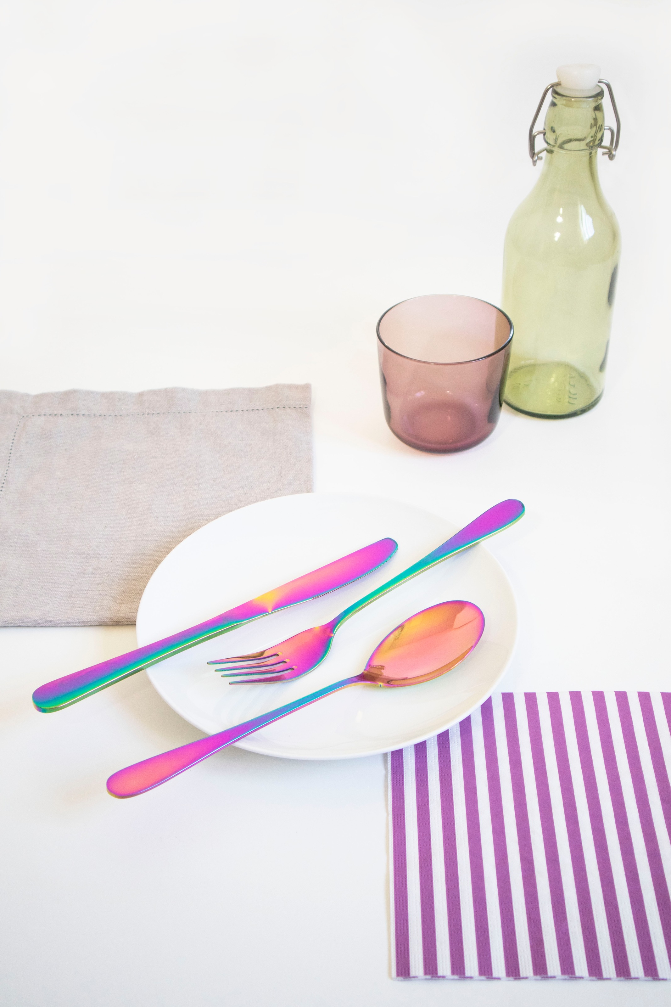 PINTINOX Besteck-Set "Princess RAINBOW" mit außergewöhnlichem Rainbow-Effek günstig online kaufen