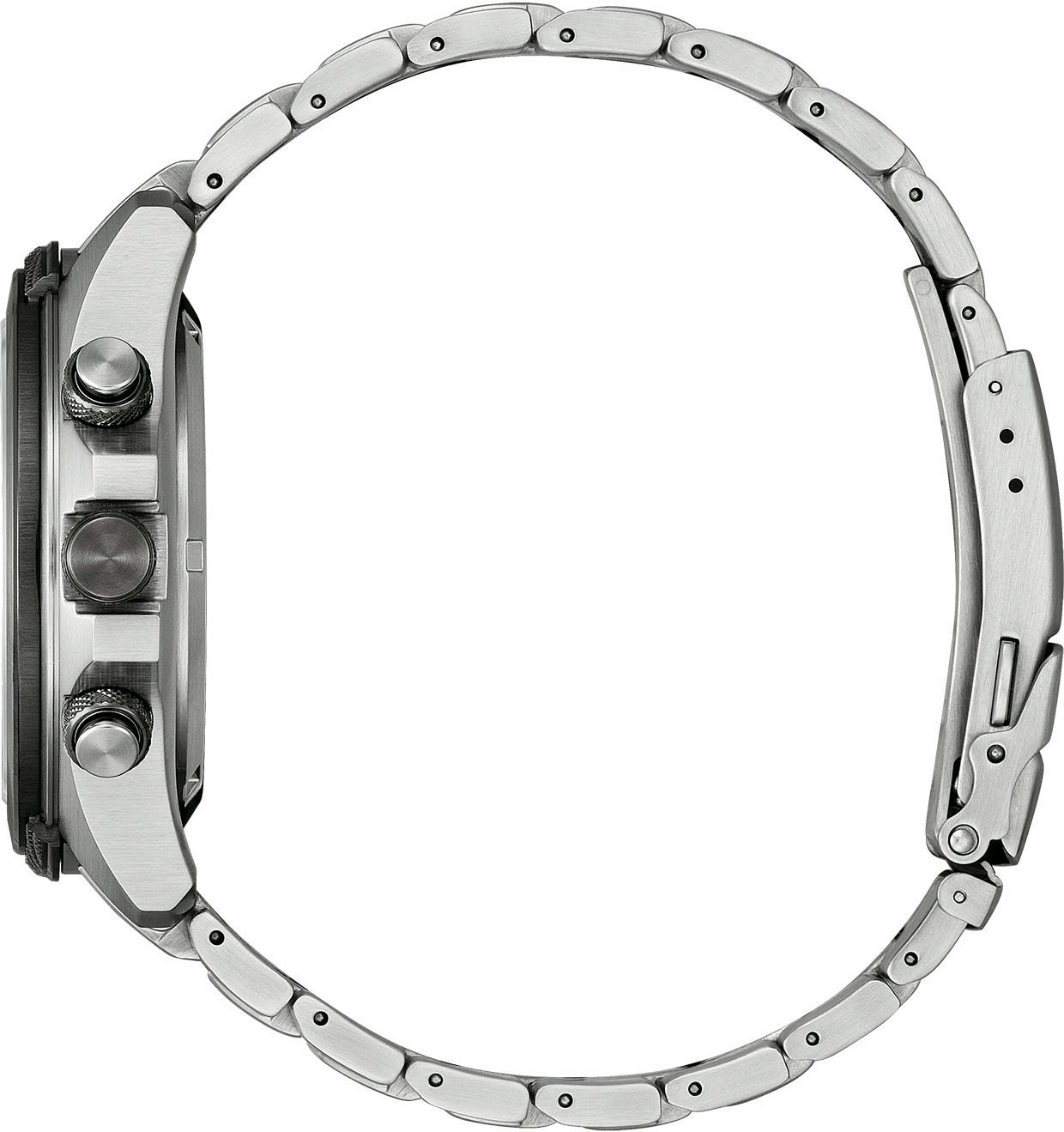 Citizen Solaruhr, Armbanduhr, Herrenuhr, Edelstahlarmband, analog, digital, Tag