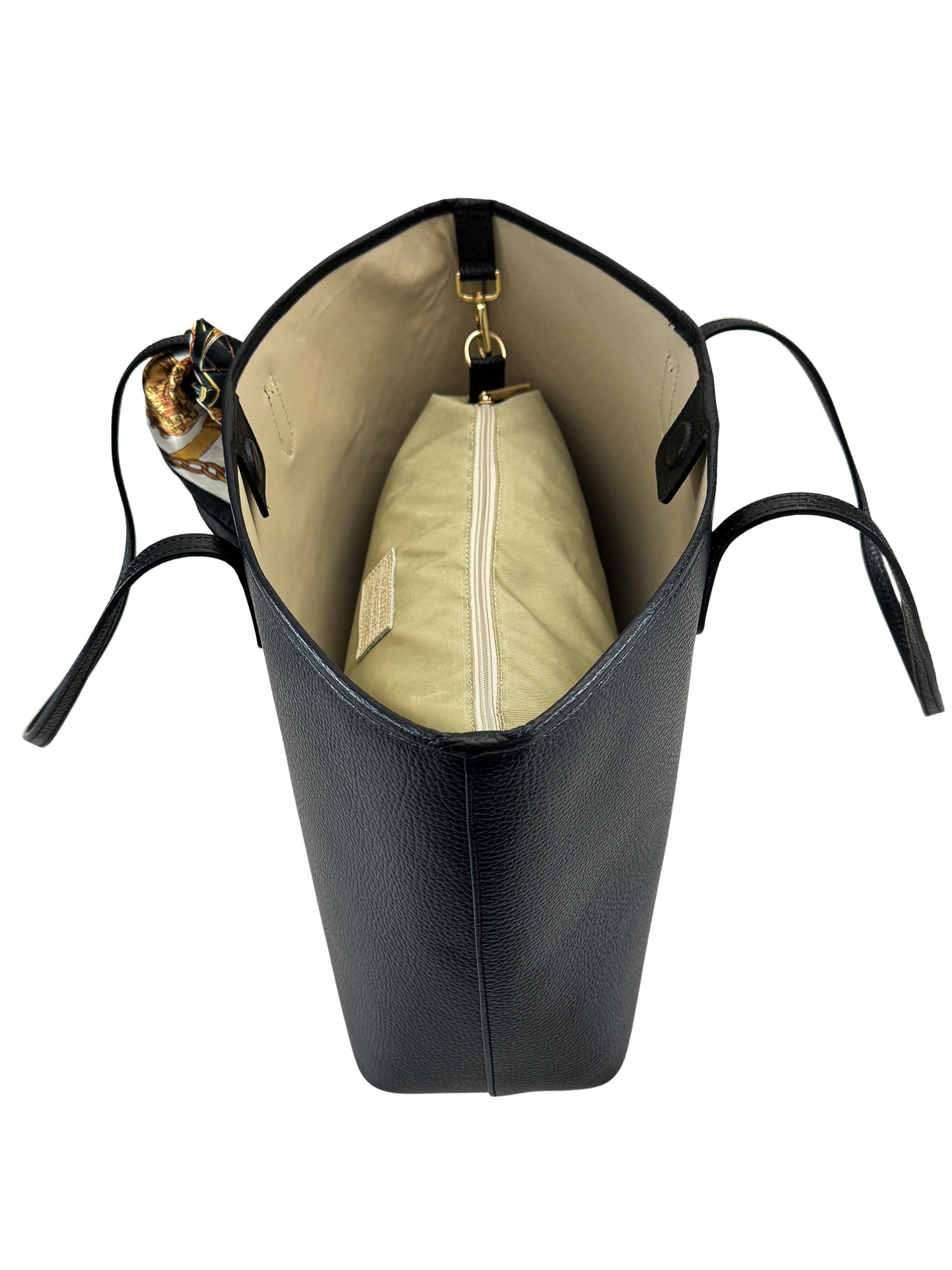 COLLEZIONE ALESSANDRO Schultertasche »Shopperella«, aus italienischem Leder mit langem Trageriemen