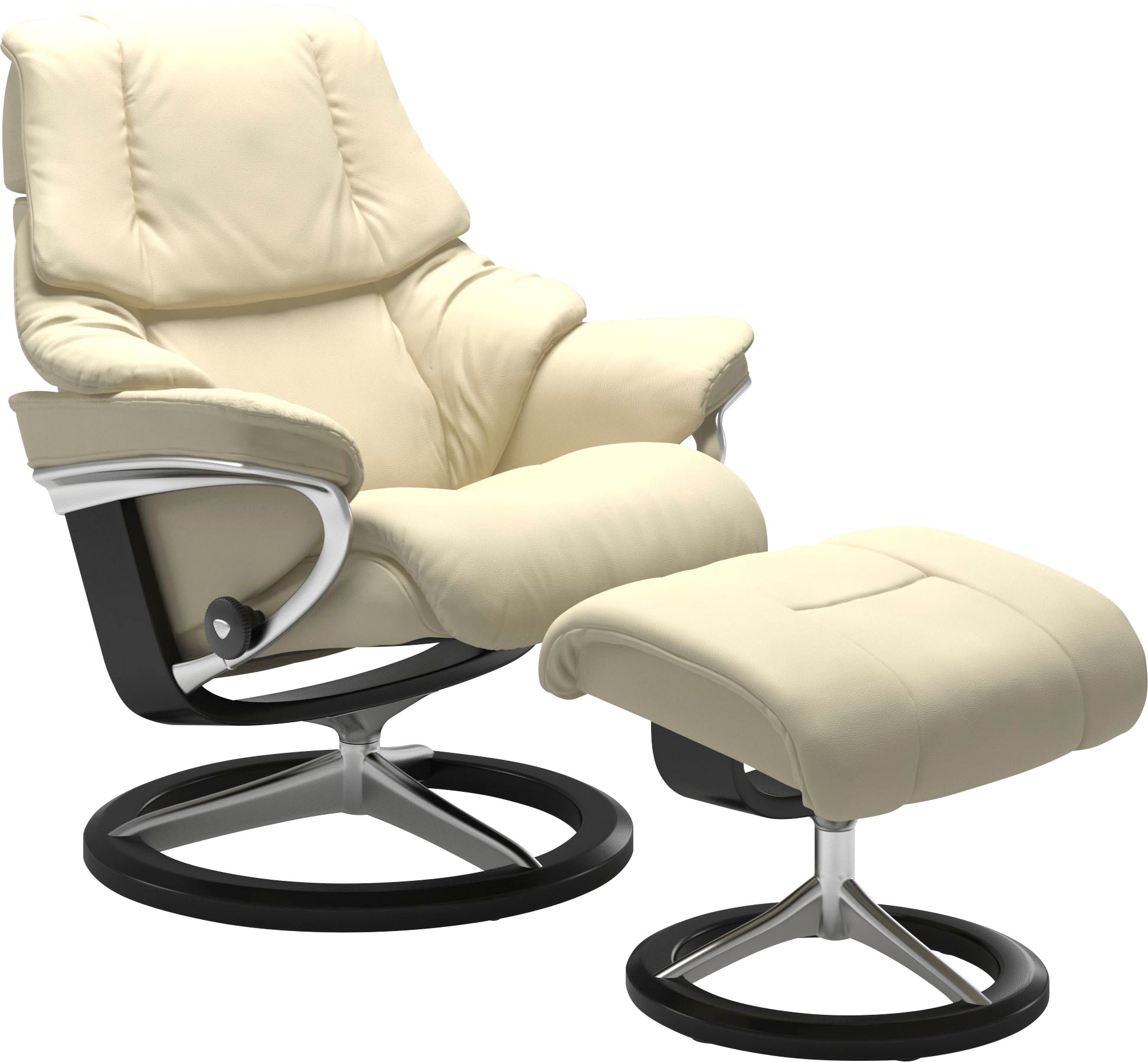 Stressless Fußhocker "Reno", mit Signature Base, Gestell Schwarz