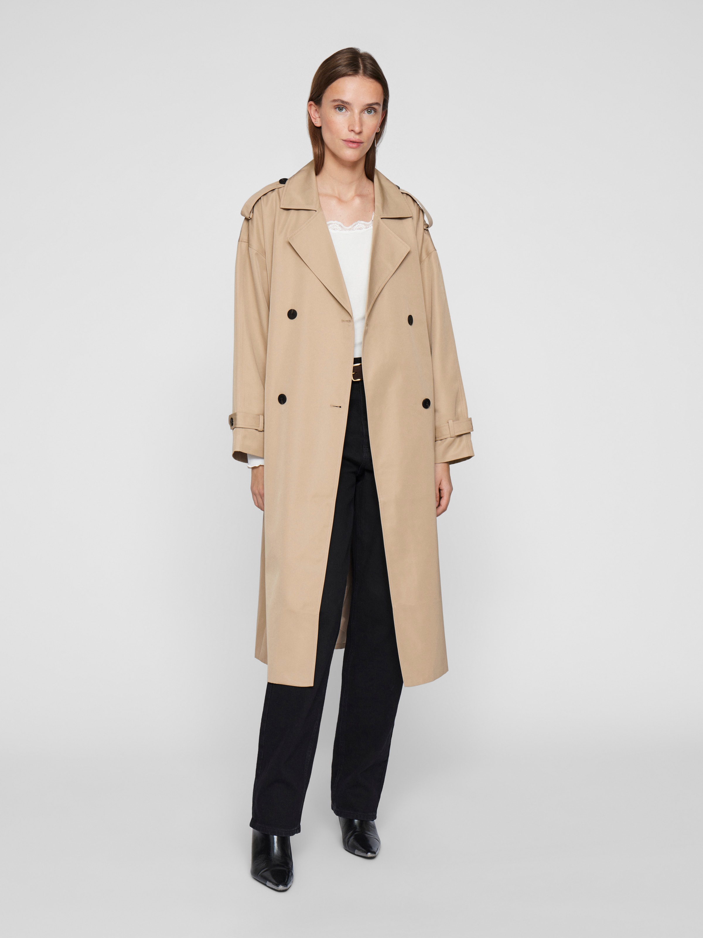 Vila Trenchcoat »VIADDISON L/S  LONG TRENCHCOAT - NOOS«