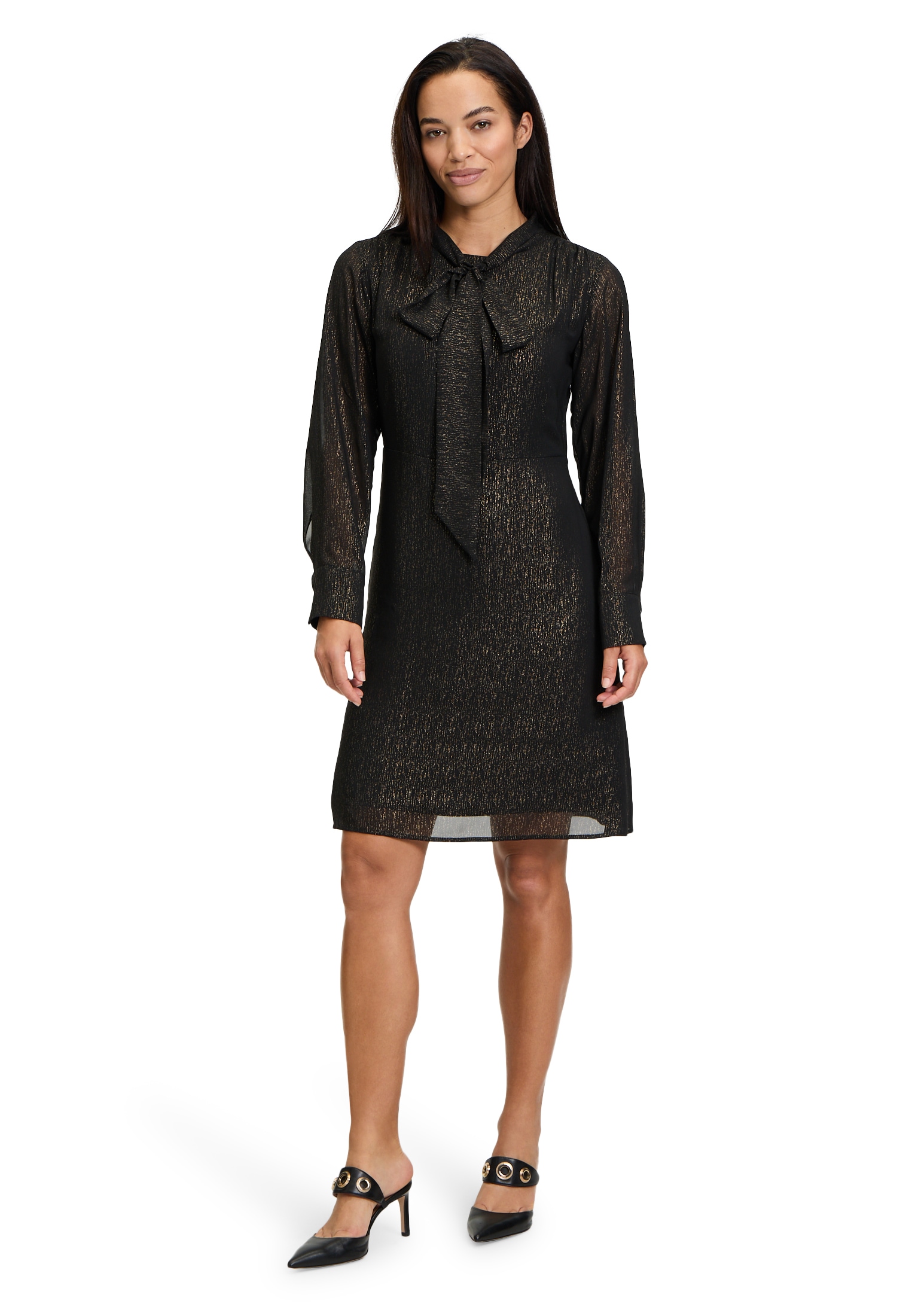 Cartoon Chiffonkleid »Cartoon Chiffonkleid mit Schleifenknoten«, Design