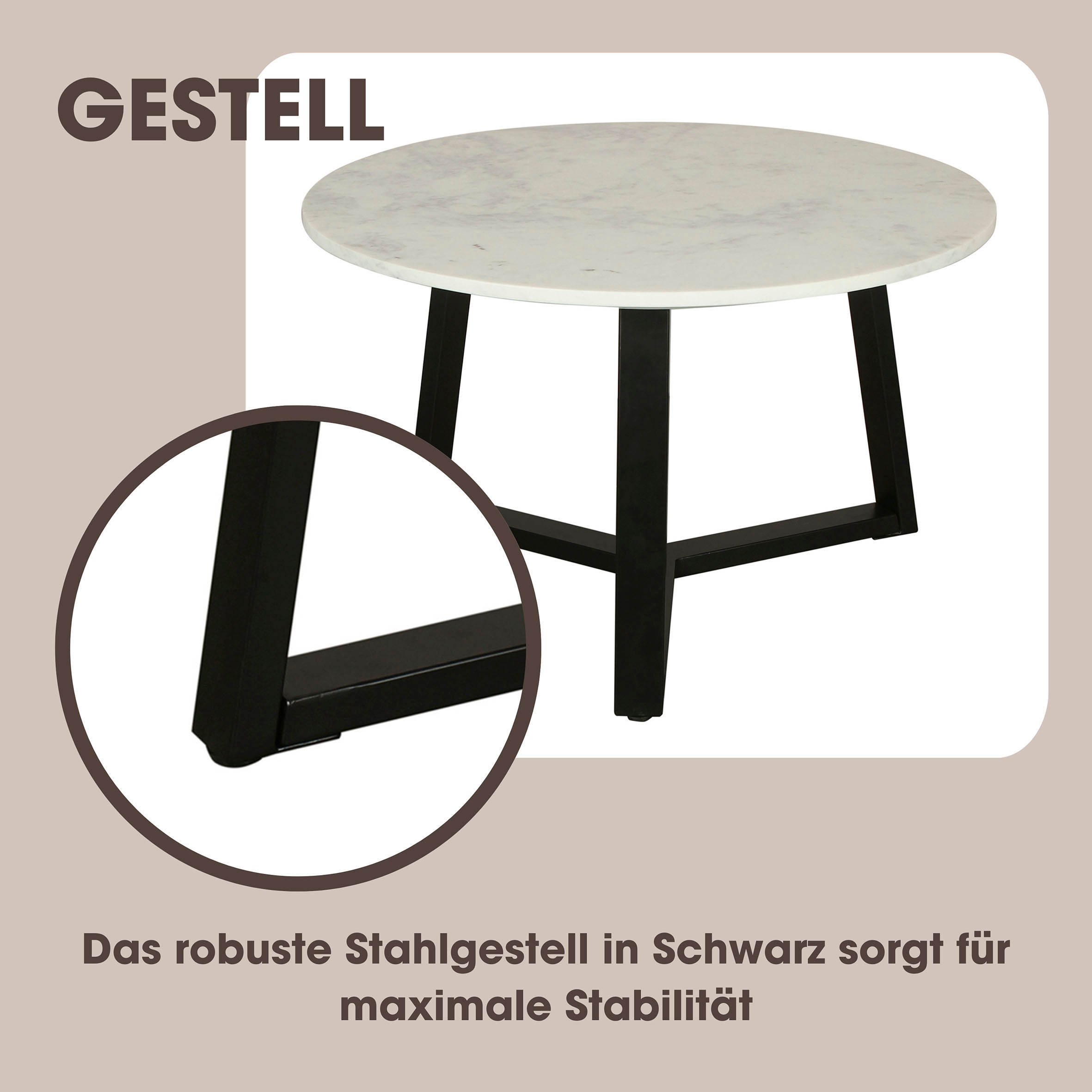 byLIVING Couchtisch »Cross«, (1 St.)