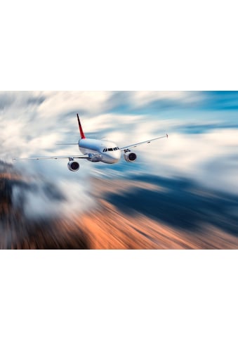 Papermoon Fototapetas »Fliegendes Flugzeug«