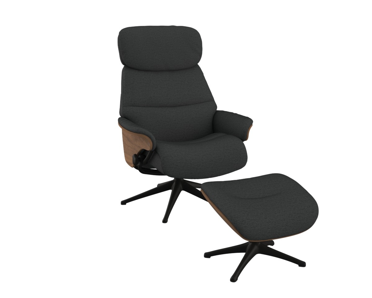FLEXLUX Relaxsessel "Aarhus, Gepolsterter Funktionssessel, Skandinavisch de günstig online kaufen
