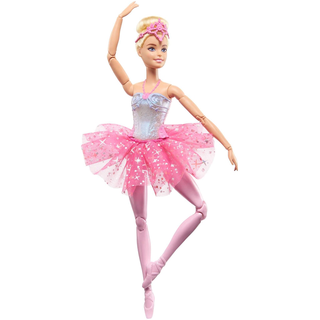 Barbie Anziehpuppe »Dreamtopia, Zauberlicht Ballerina (blond), Puppe mit Leucht-Kleid«