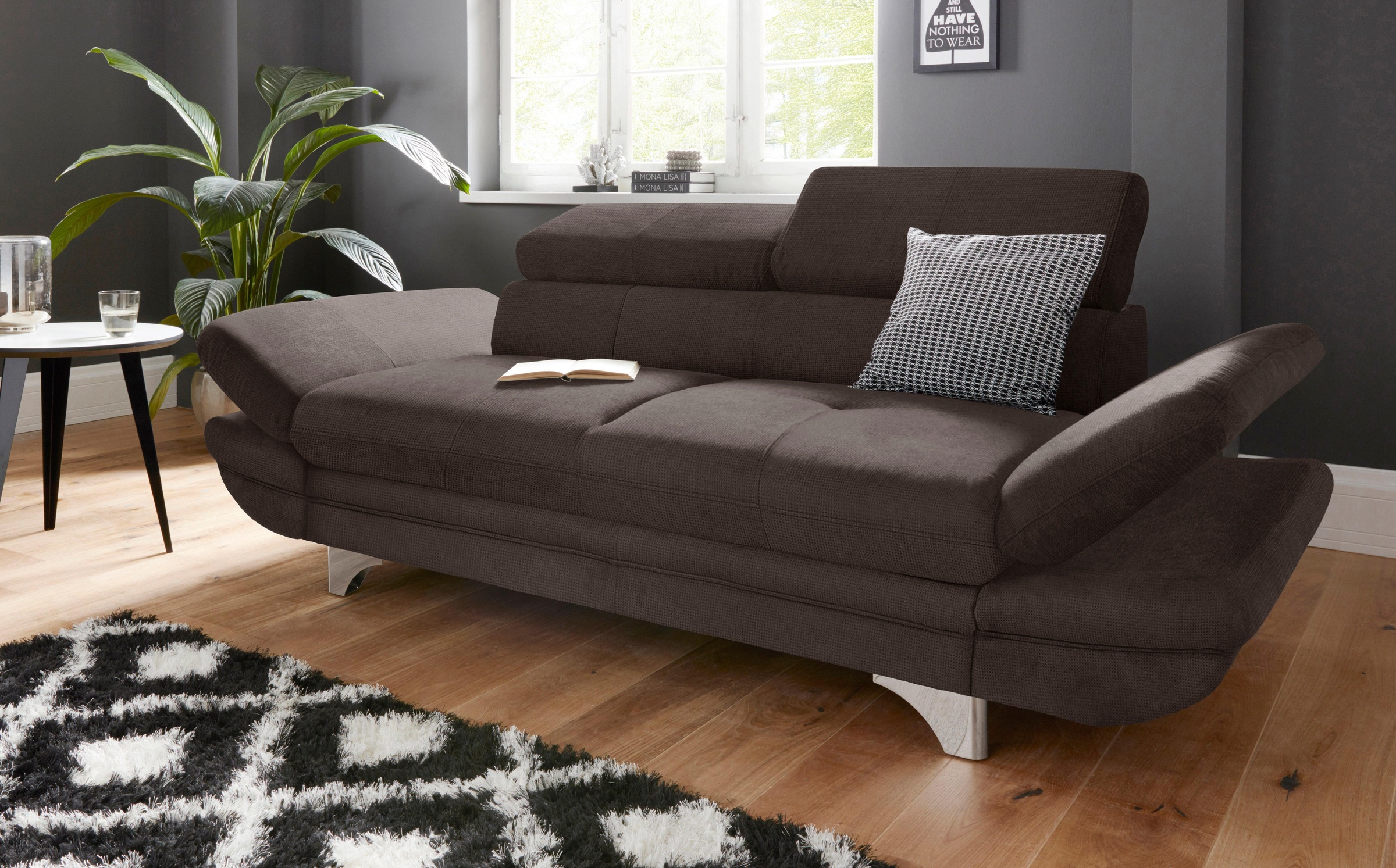 COTTA 2-Sitzer "Enterprise", Big-Sofa, mit Armteilverstellung & Kopfteilver günstig online kaufen