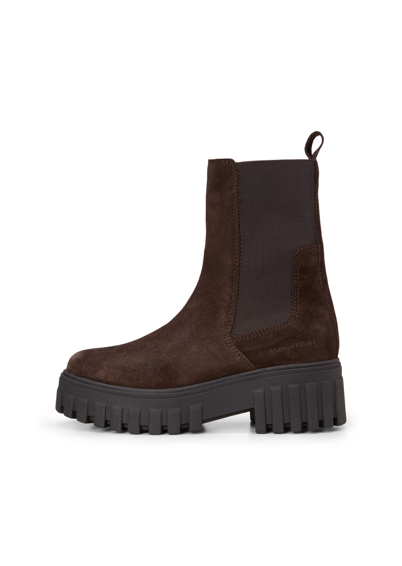 Marc O'Polo Chelseaboots »aus geöltem Veloursleder«