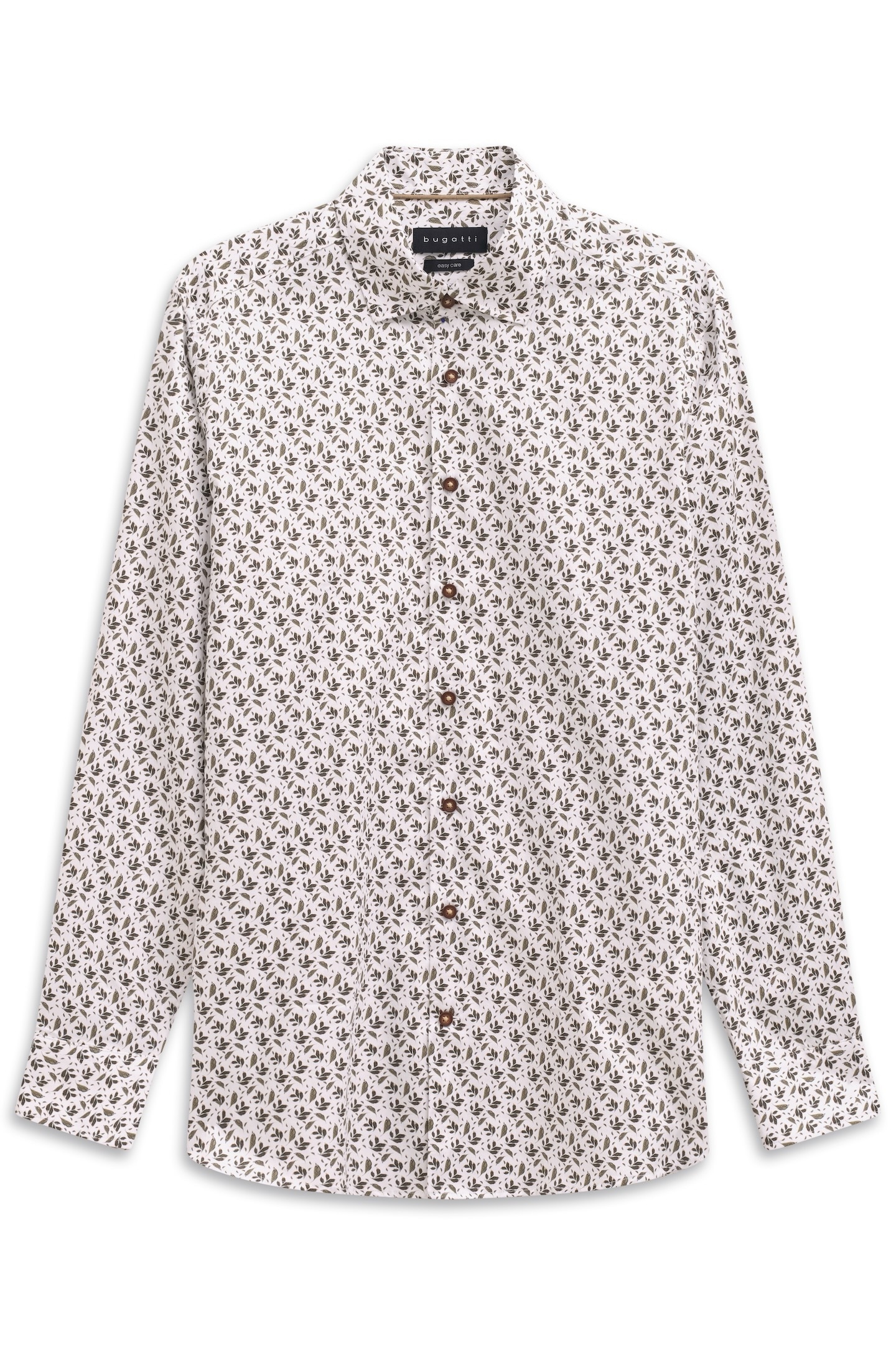 Thumbnail - bugatti Langarmhemd "Easy Care" im Modern Fit aus Baumwolle