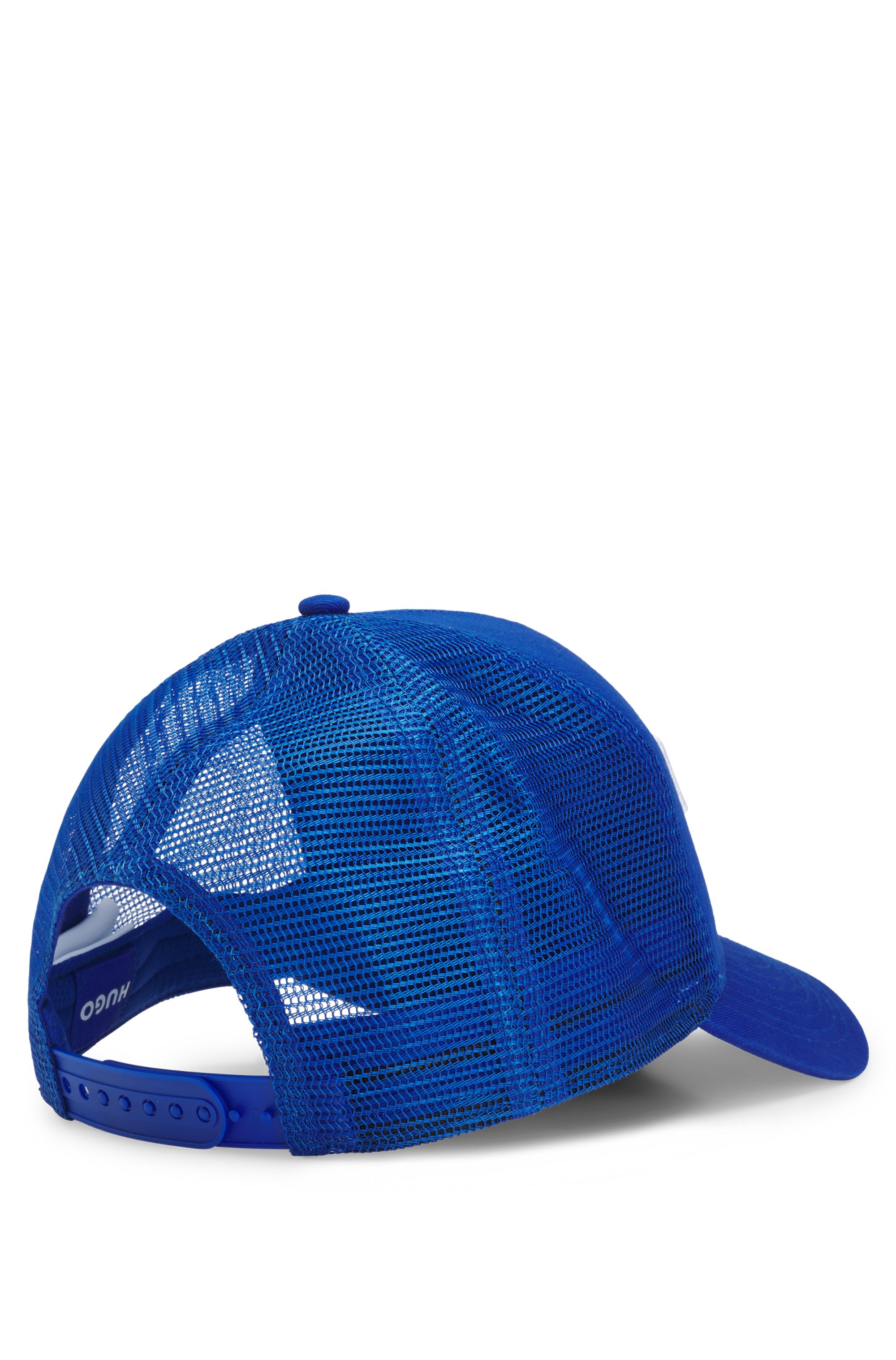 Thumbnail - HUGO Blue Baseball Cap "Merk", Unisex