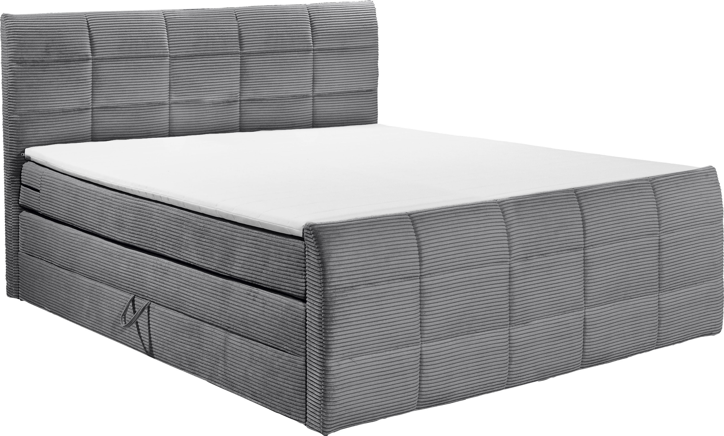 ED EXCITING DESIGN Boxspringbett »Bolivia«, harte Seite mit Kokosmatte, weiche Seite mit Filzabdeckung