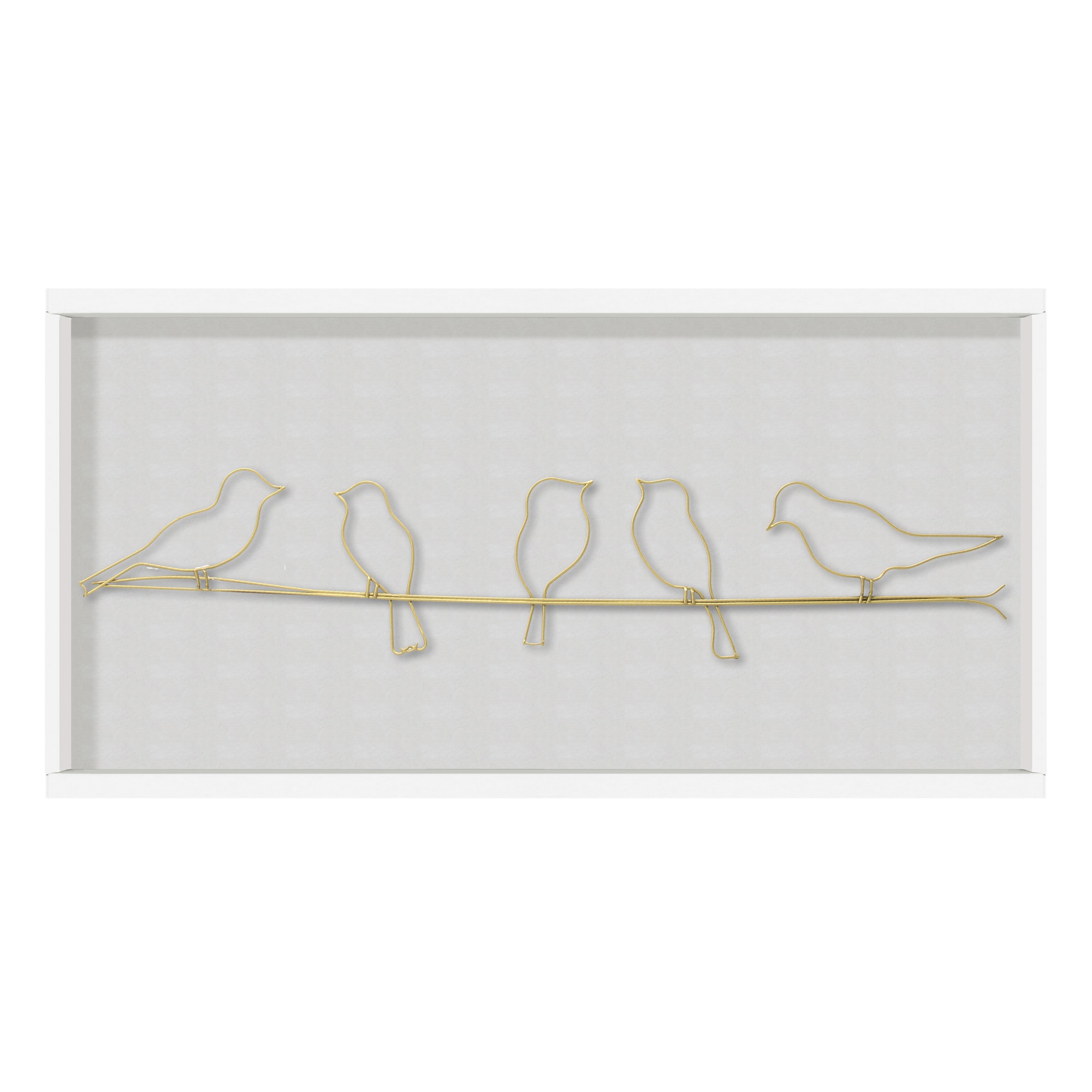 Art for the home Wandbild »Vogel«, (1 St.), Luxus Metal Art Wanddeko
