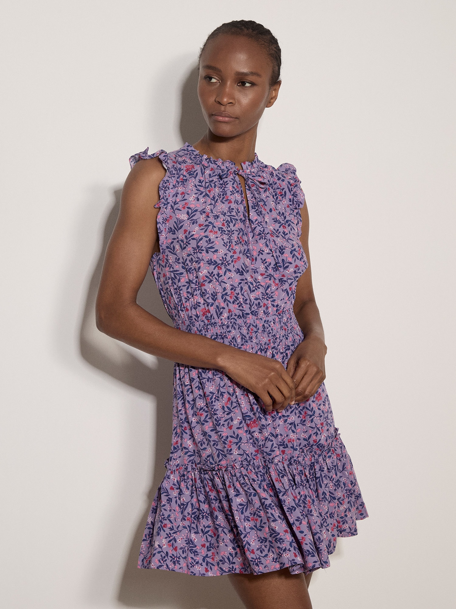 Apricot Minikleid »Minikleid« mit Bindeband,  mit Bindeband