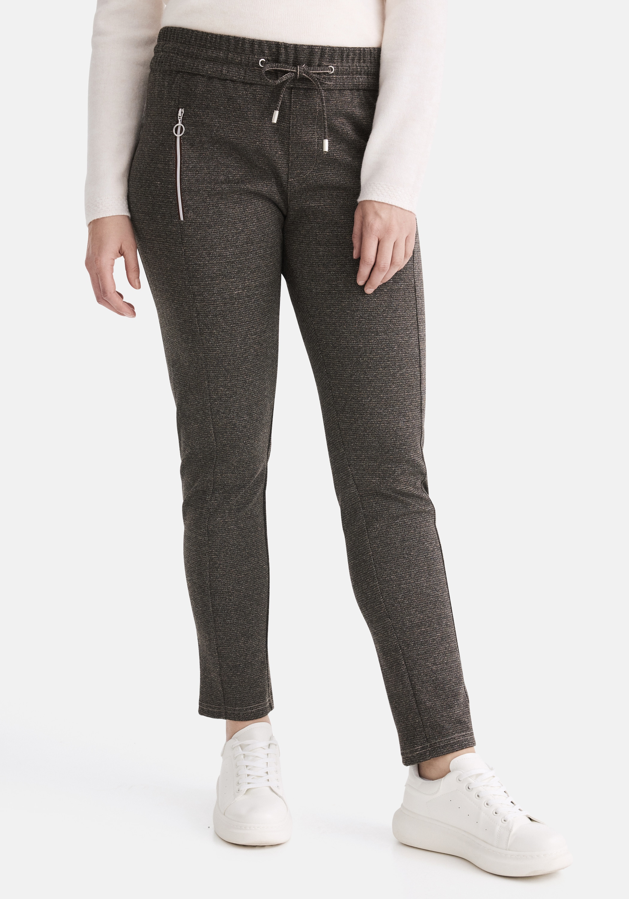 STOOKER WOMEN "Berlin Print Easy Fit Jeans" Tapered Fit Casual Stretch Mit Gummibund für Damen