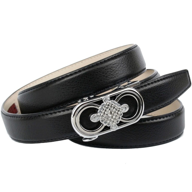 Anthoni Crown Ledergürtel, mit aufwendiger Schmuck-Schließe kaufen | BAUR