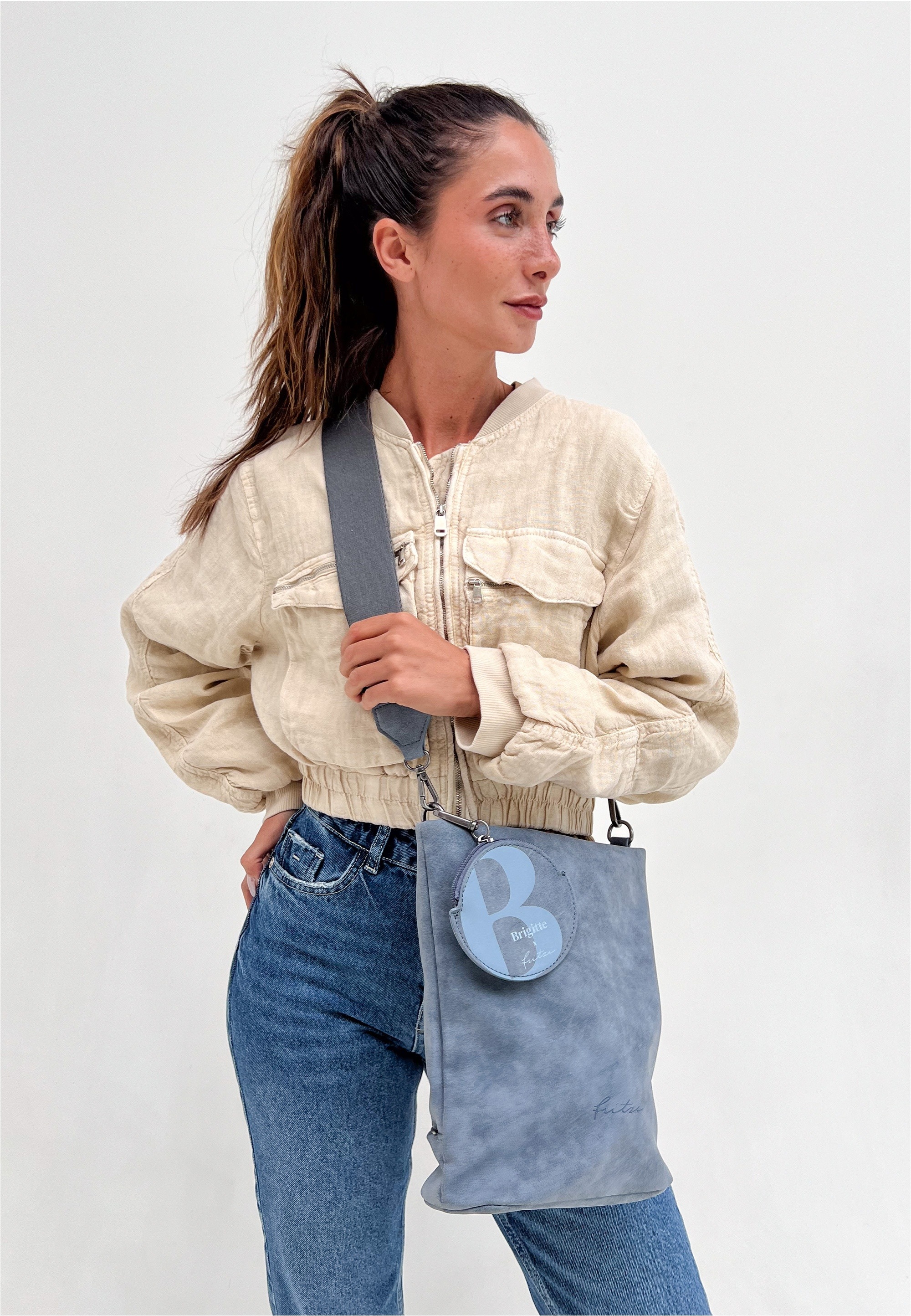 Fritzi aus Preußen Cityrucksack »Brigitte x fritzi Special Backpack Cross01«, mit abnehmbarem Anhänger
