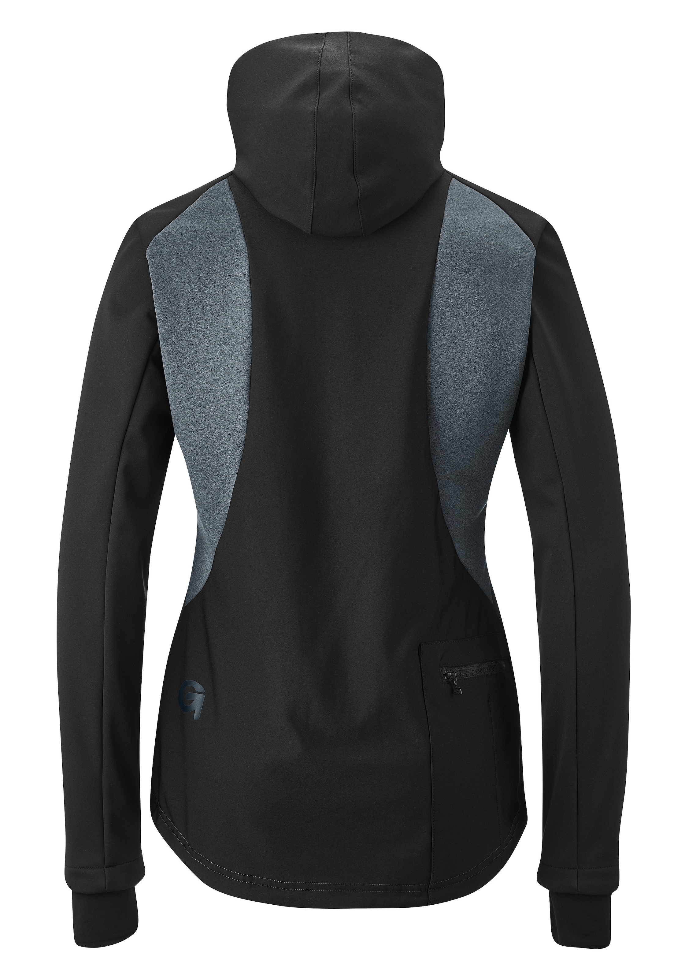 Gonso Radtrikot »TARAVO«, Damen Softshell-Hoodie, Windjacke winddicht und atmungsaktiv